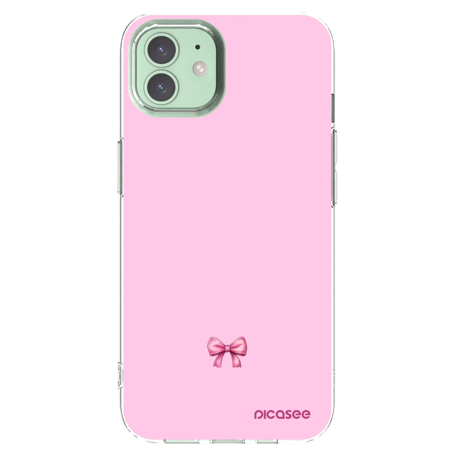 Picasee διαφανής θήκη σιλικόνης Apple iPhone 12 - Blush bow