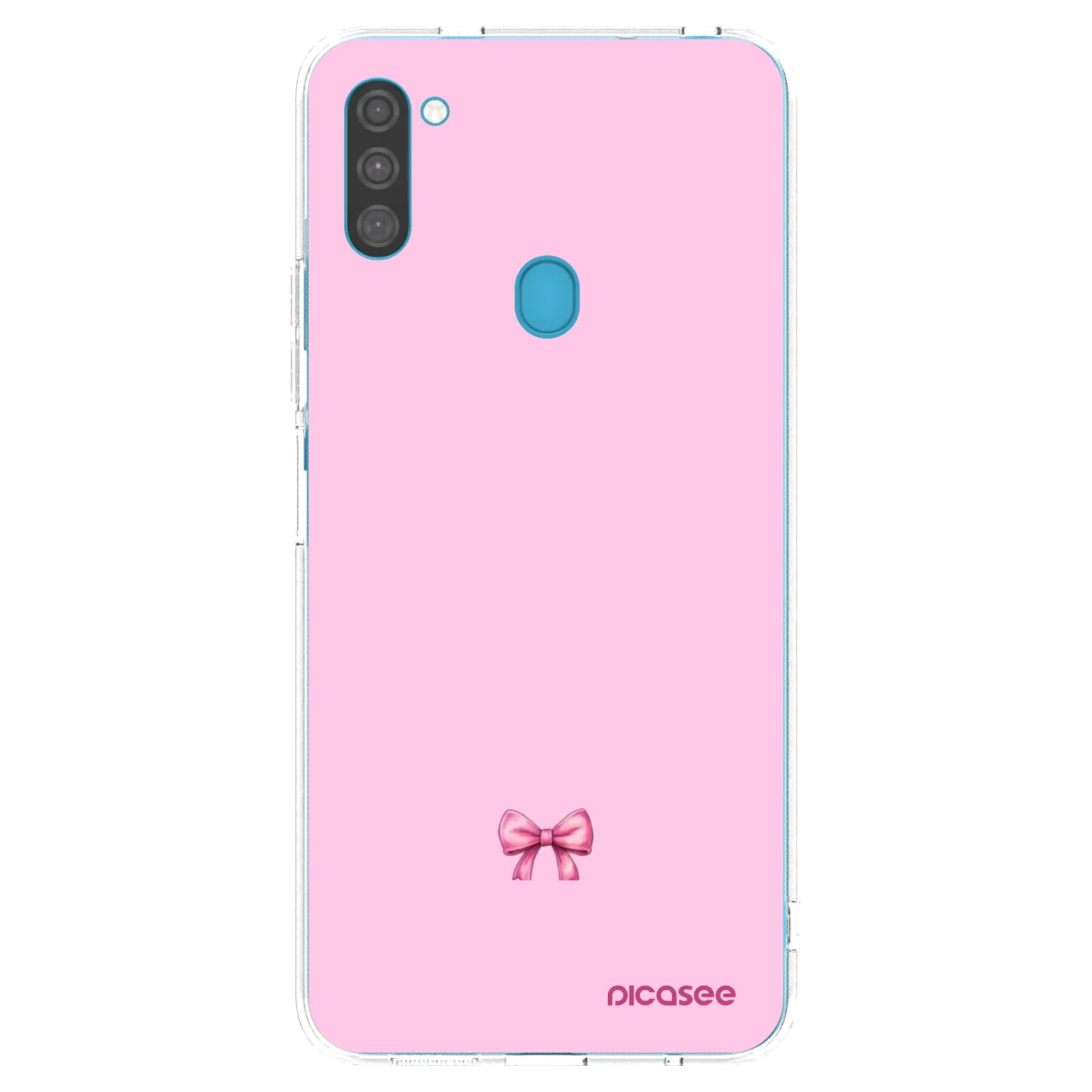 Picasee διαφανής θήκη σιλικόνης Samsung Galaxy M11 - Blush bow