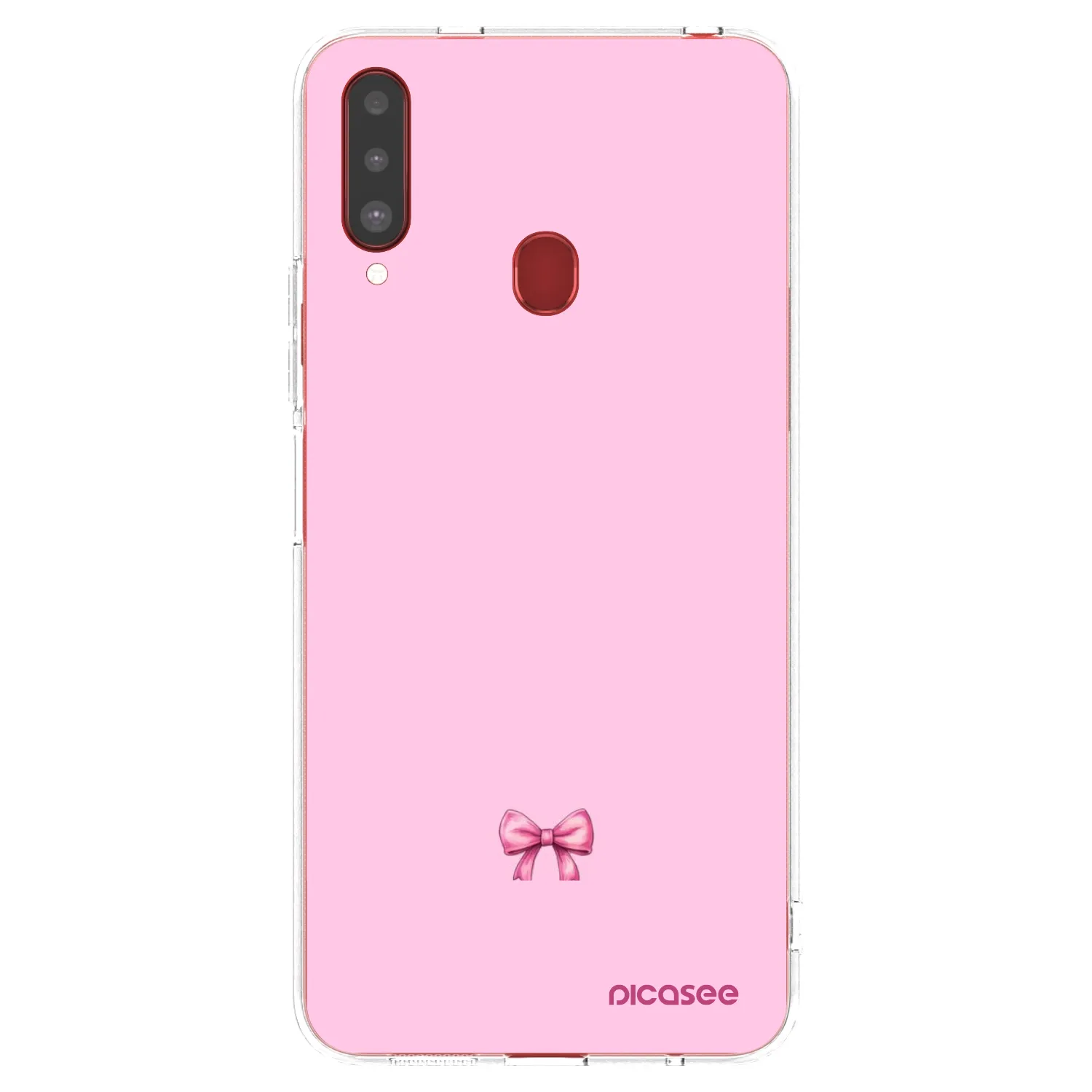 Picasee διαφανής θήκη σιλικόνης Samsung Galaxy A20s - Blush bow