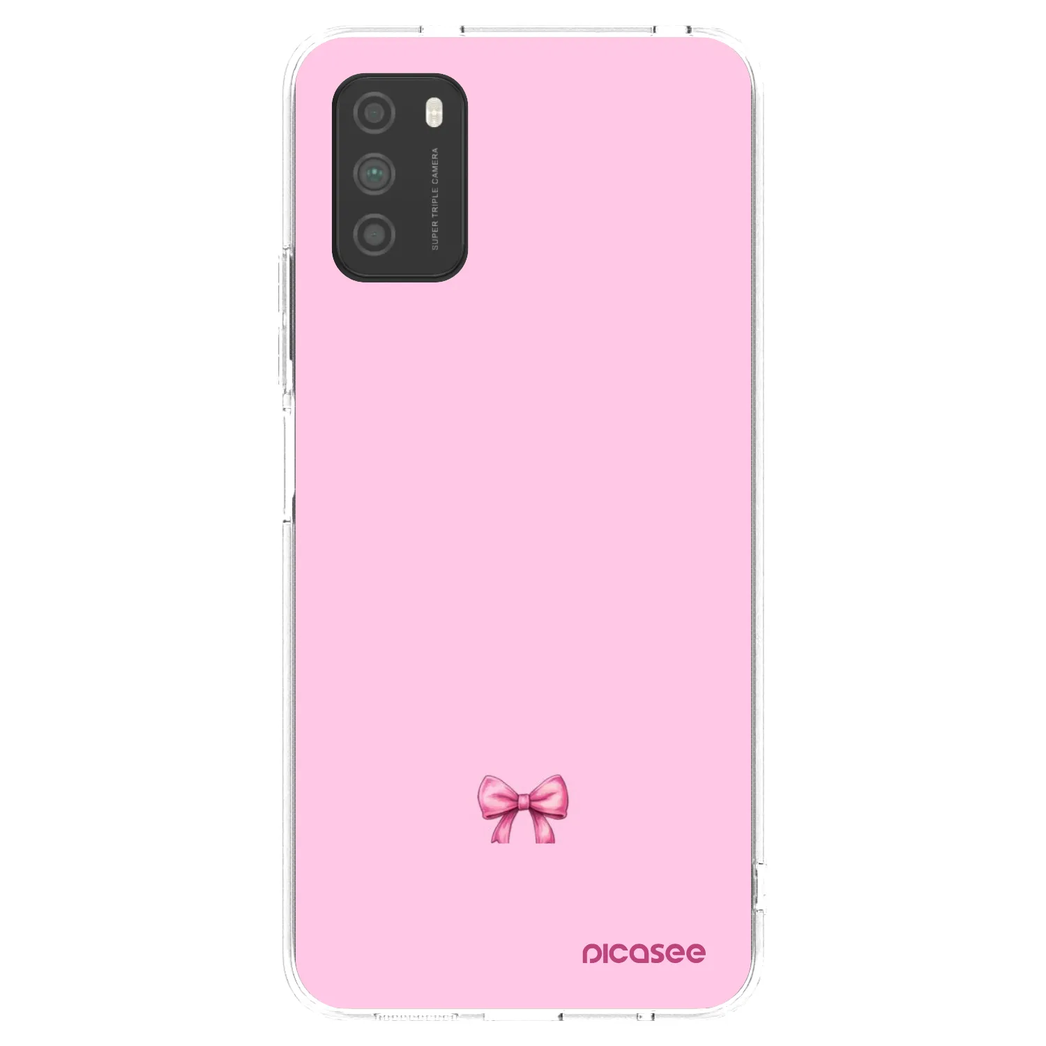 Picasee διαφανής θήκη σιλικόνης Xiaomi Poco M3 - Blush bow