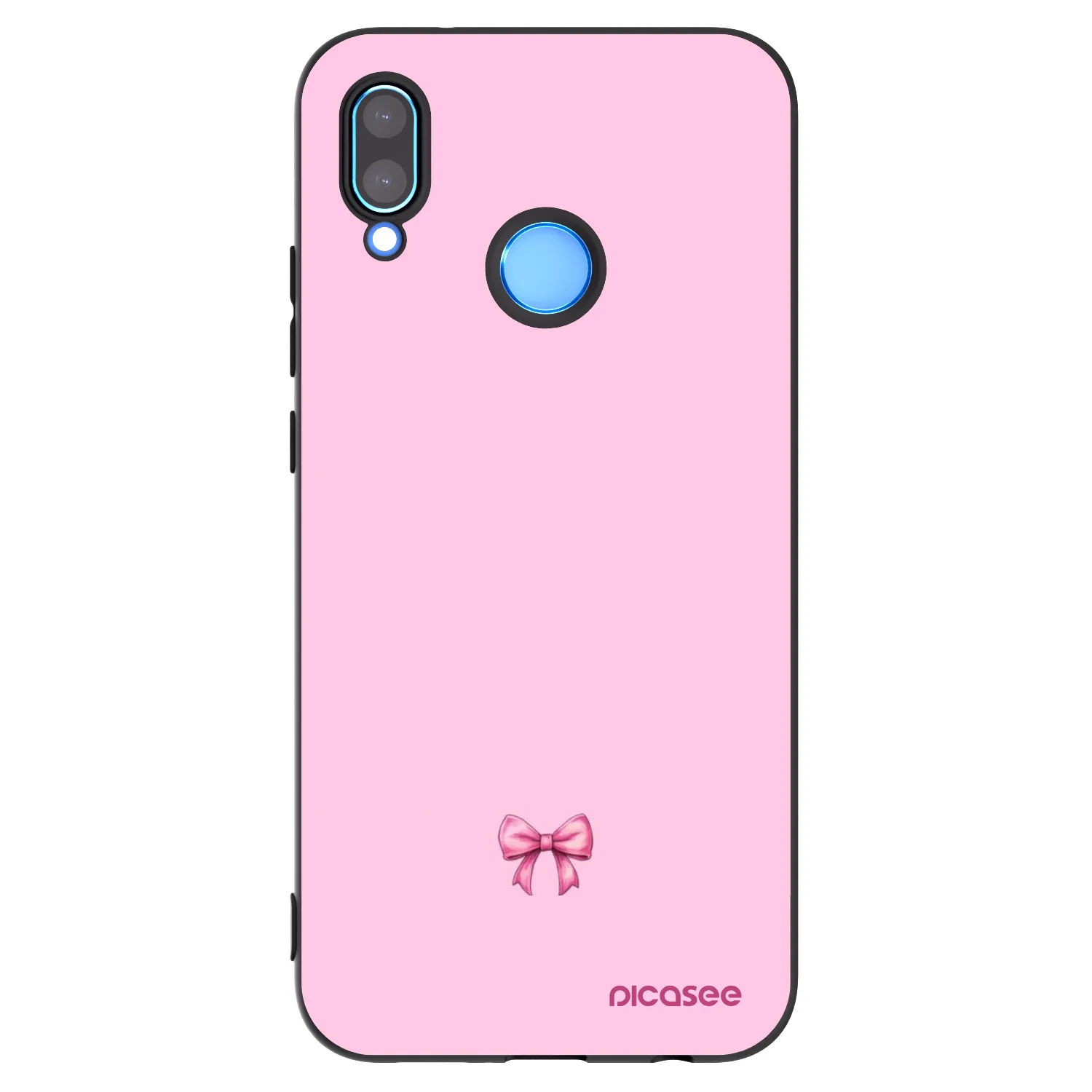 Picasee Μαύρη θήκη σιλικόνης για Huawei Mate 40 Pro - Blush bow