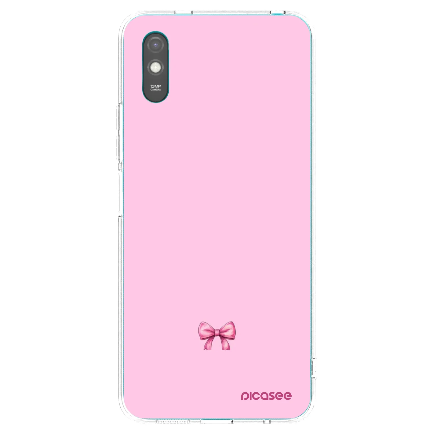 Picasee διαφανής θήκη σιλικόνης Xiaomi Redmi 9AT - Blush bow