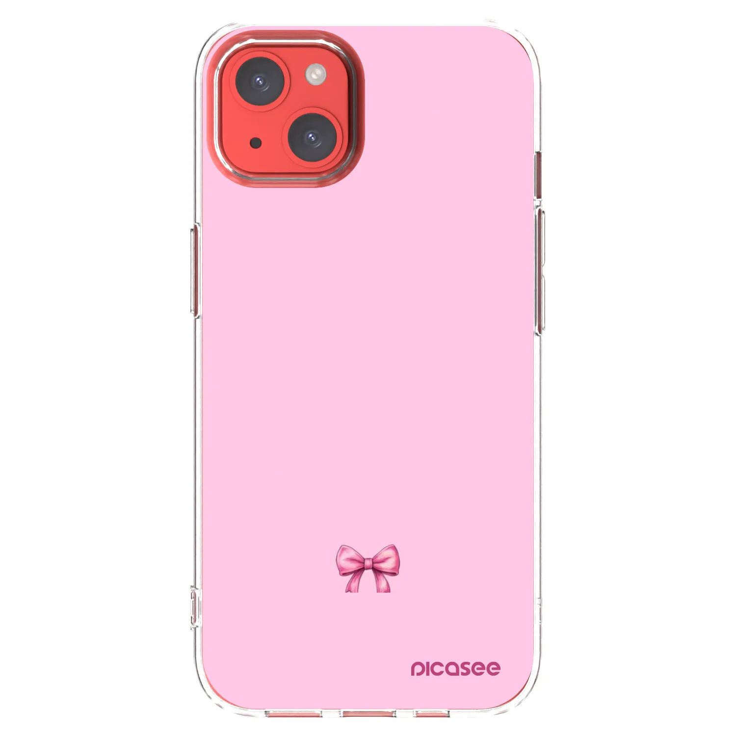 Picasee διαφανής θήκη σιλικόνης Apple iPhone 13 - Blush bow