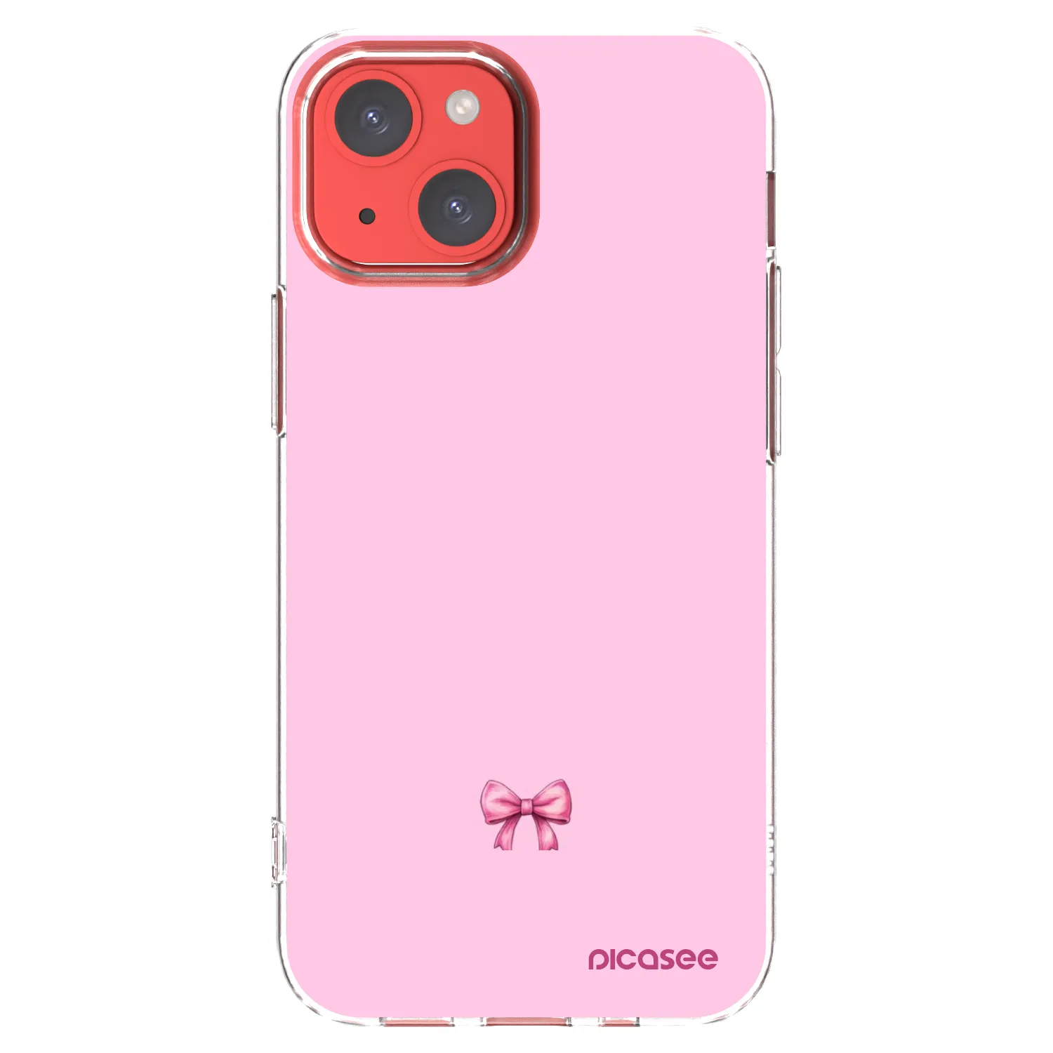Picasee διαφανής θήκη σιλικόνης Apple iPhone 13 mini - Blush bow