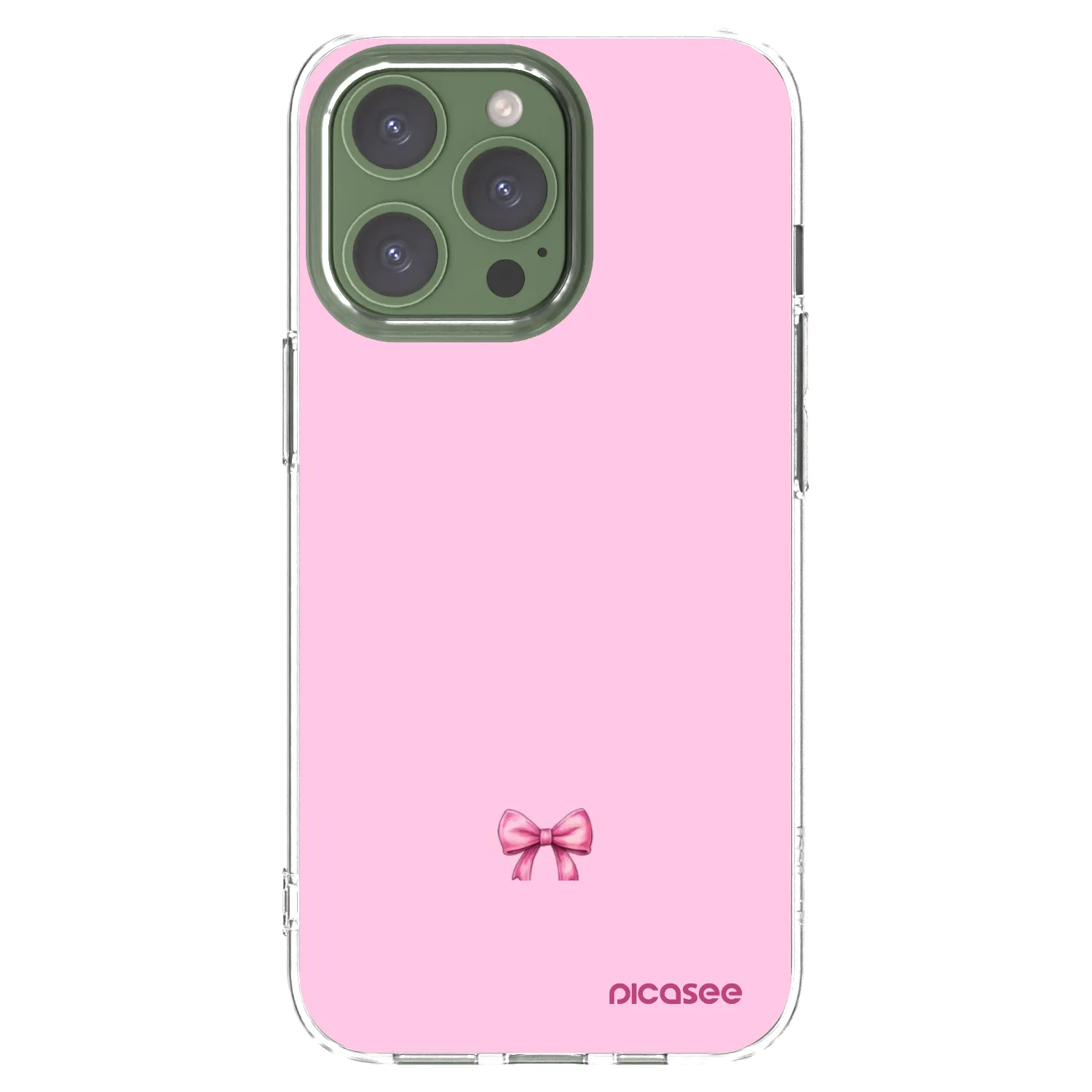 Picasee διαφανής θήκη σιλικόνης Apple iPhone 13 Pro - Blush bow