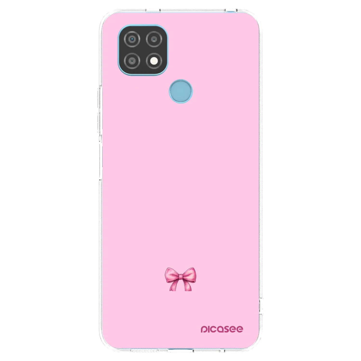 Picasee διαφανής θήκη σιλικόνης Realme C21 - Blush bow