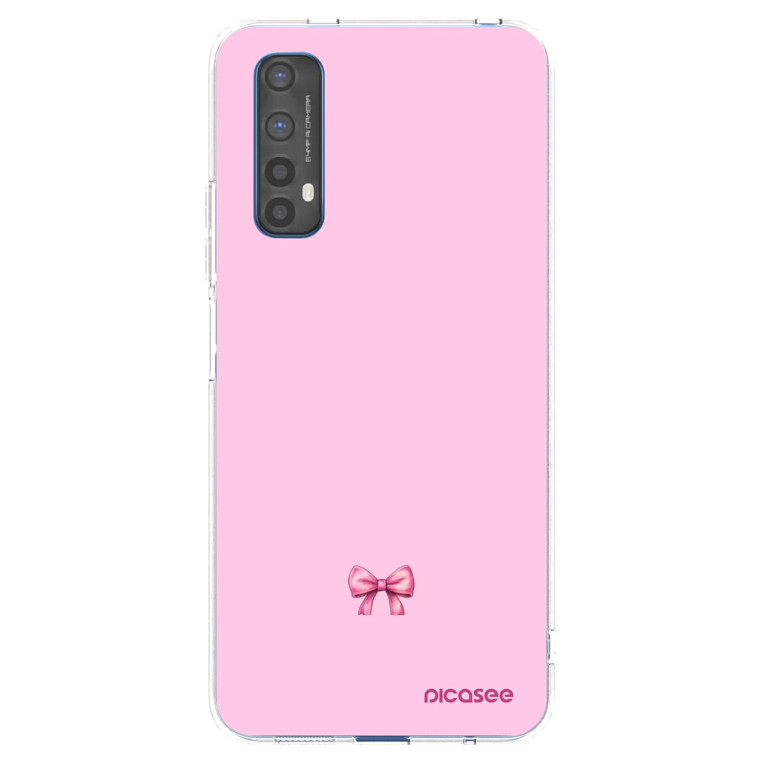 Picasee διαφανής θήκη σιλικόνης Realme 7 - Blush bow