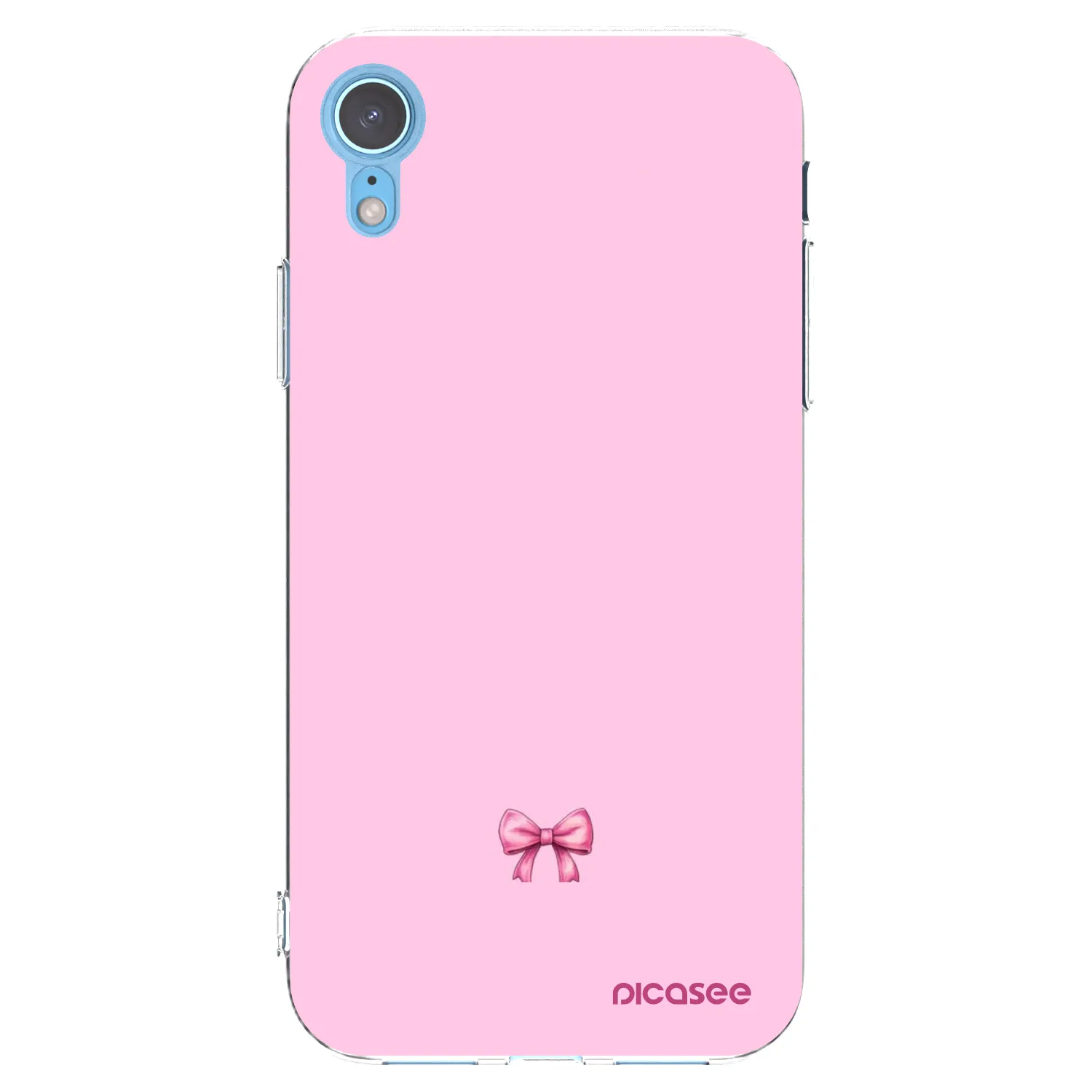 Picasee διαφανής θήκη σιλικόνης Apple iPhone XR - Blush bow