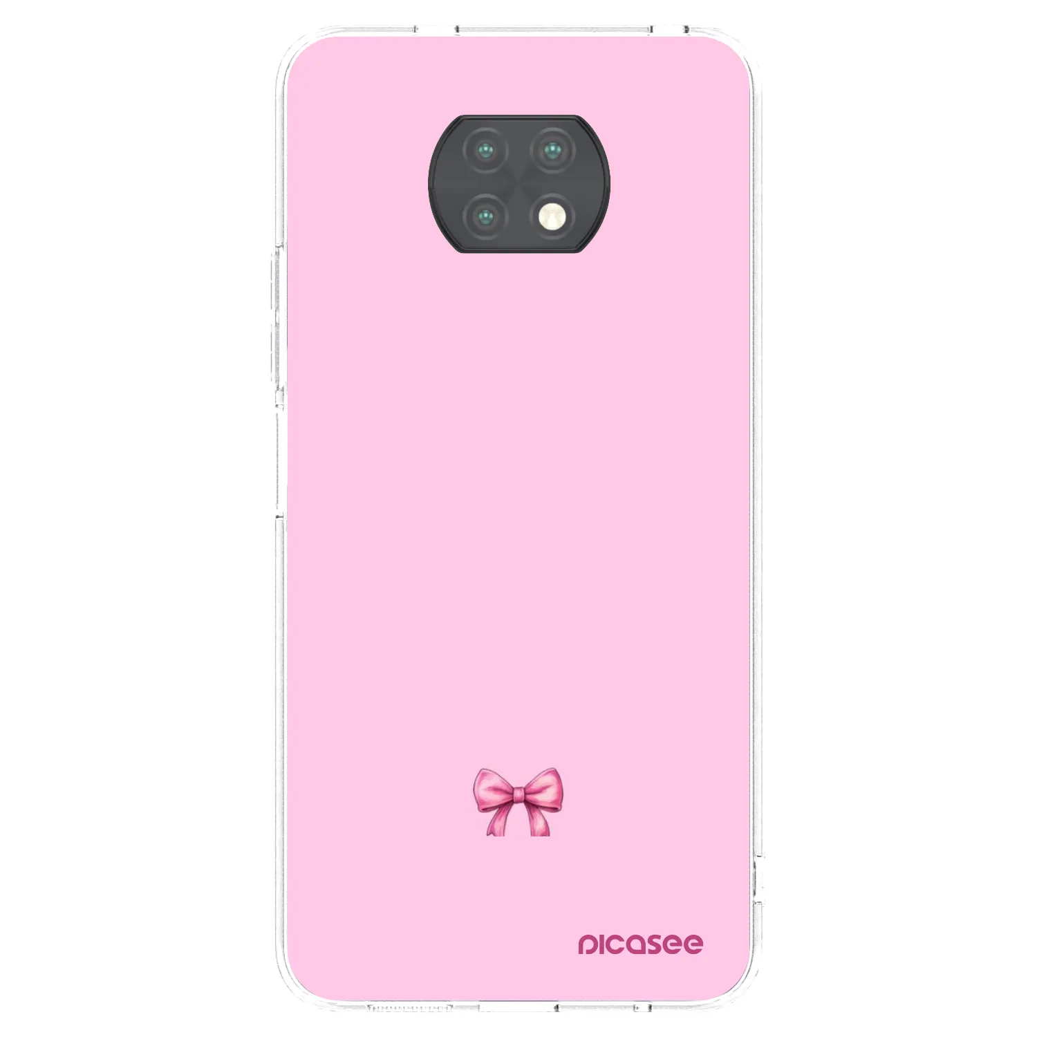 Picasee διαφανής θήκη σιλικόνης Xiaomi Redmi Note 9T - Blush bow