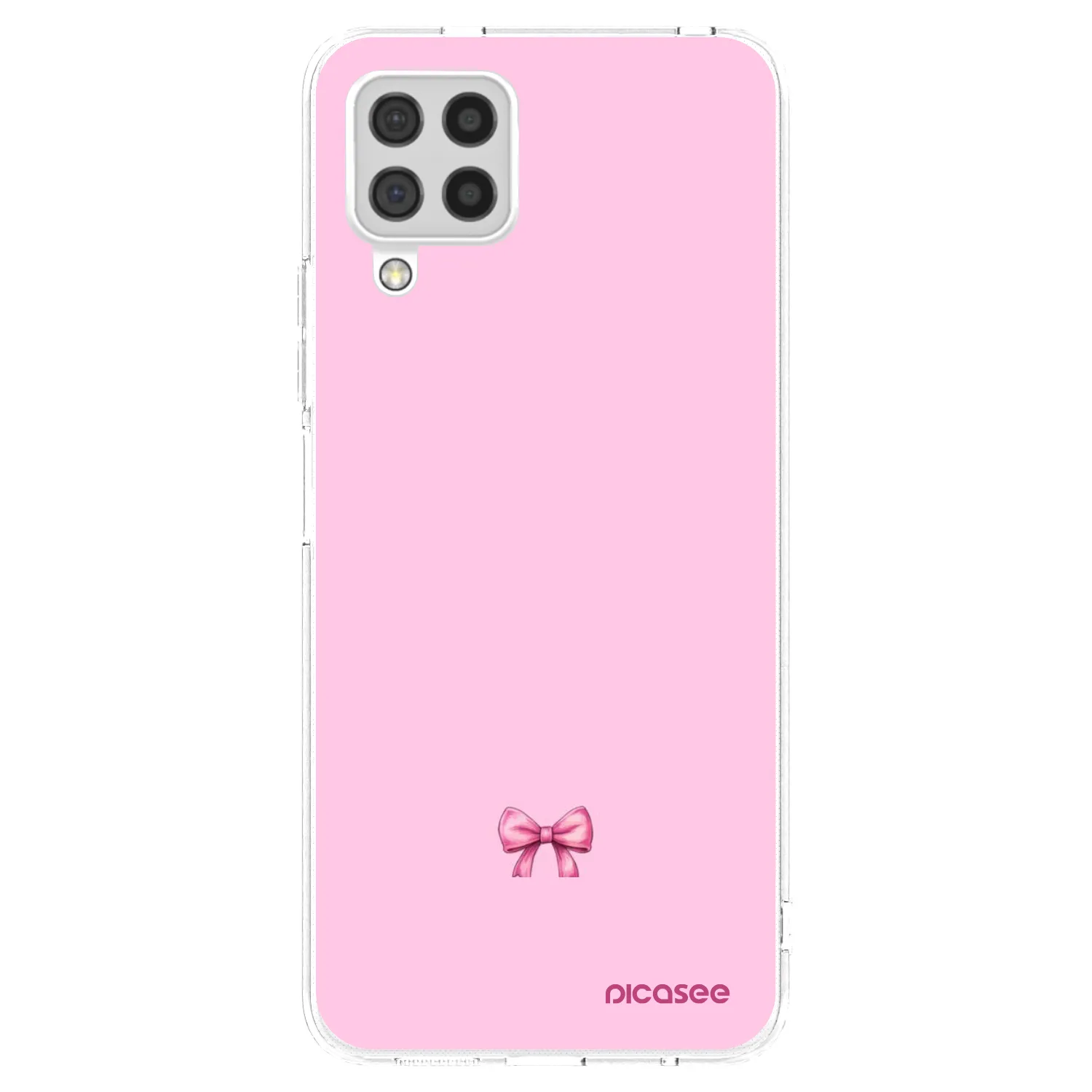 Picasee διαφανής θήκη σιλικόνης Samsung Galaxy A22 A225F 4G - Blush bow