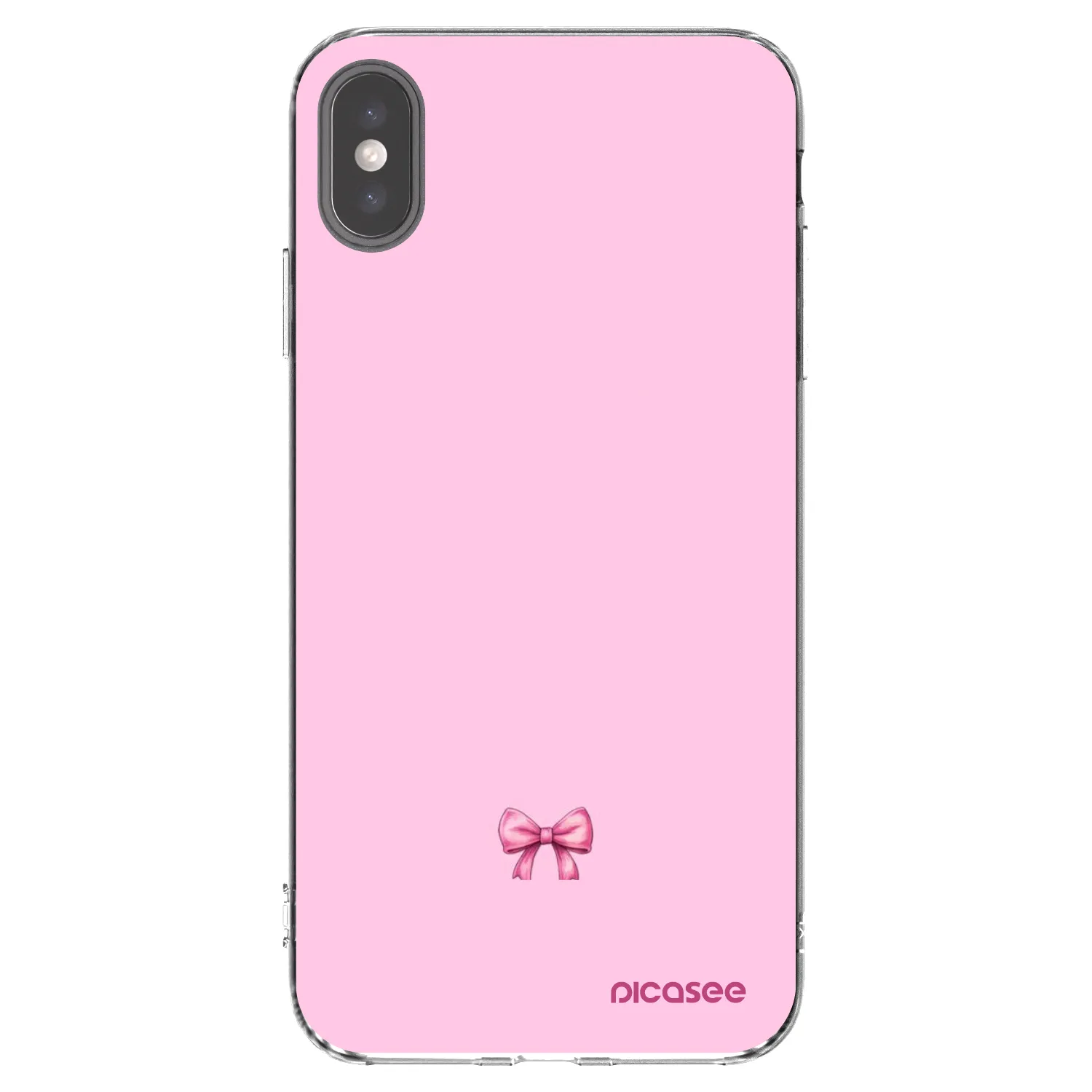 Picasee διαφανής θήκη σιλικόνης Apple iPhone XS Max - Blush bow
