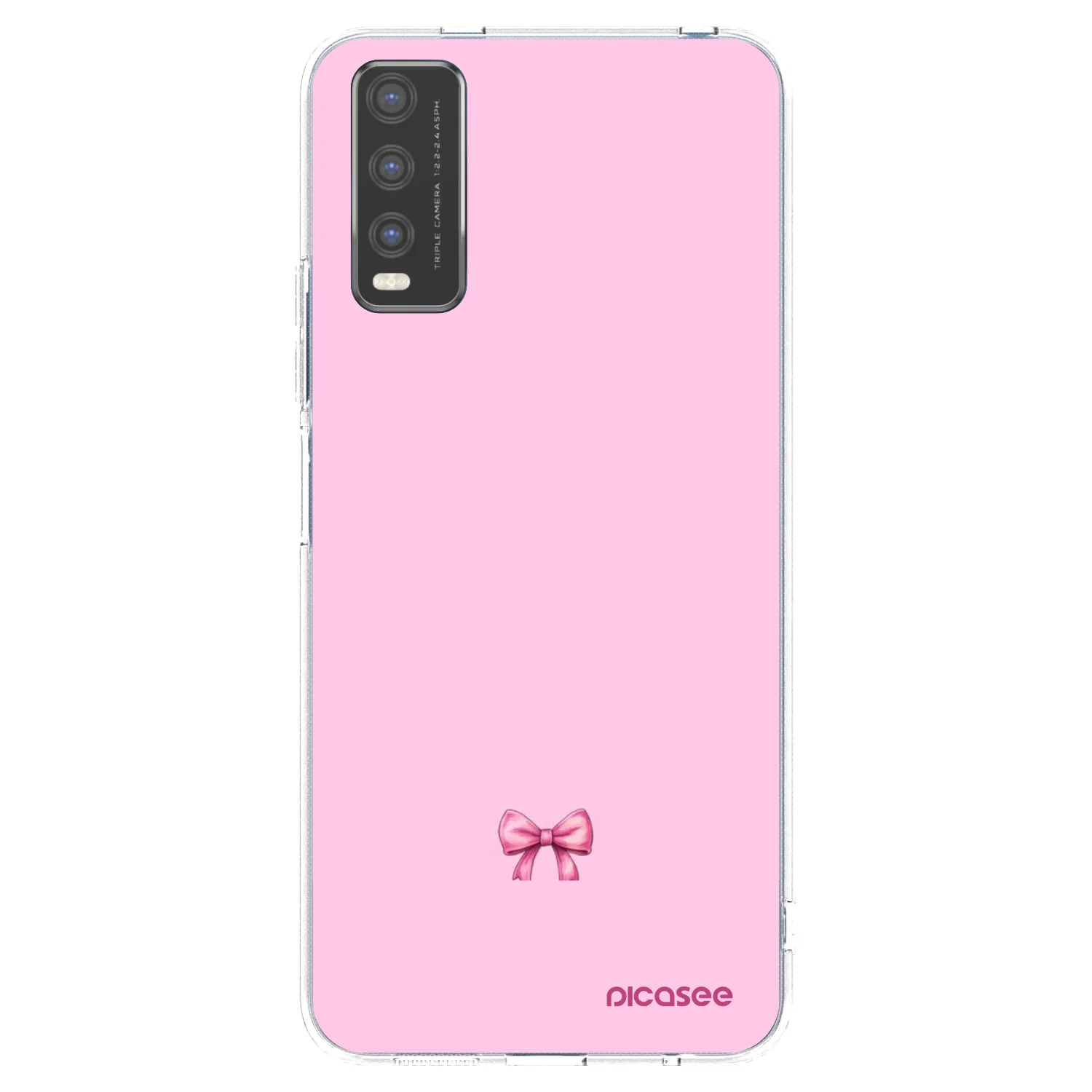 Picasee διαφανής θήκη σιλικόνης Vivo Y20s - Blush bow