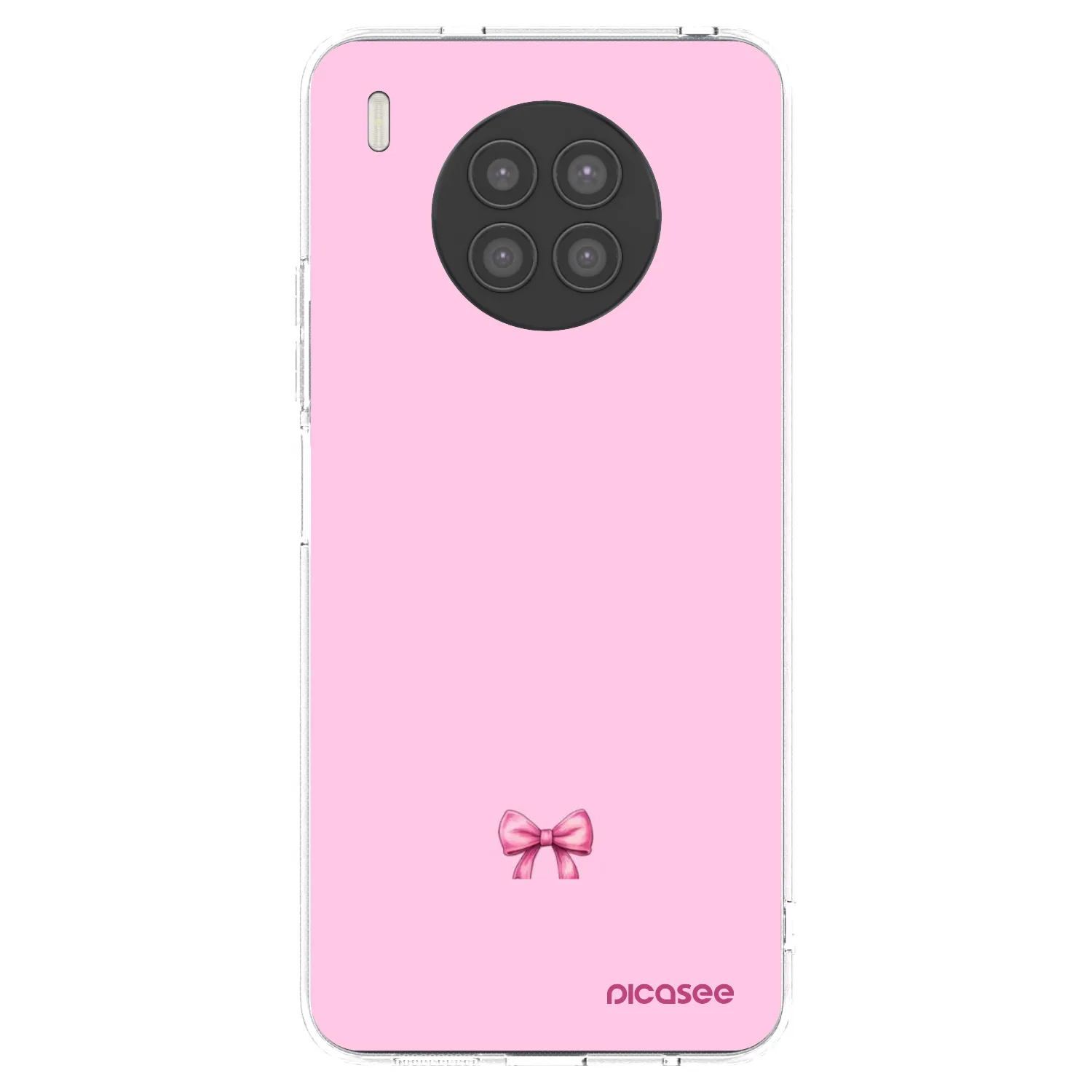 Picasee διαφανής θήκη σιλικόνης Huawei Nova 8i - Blush bow