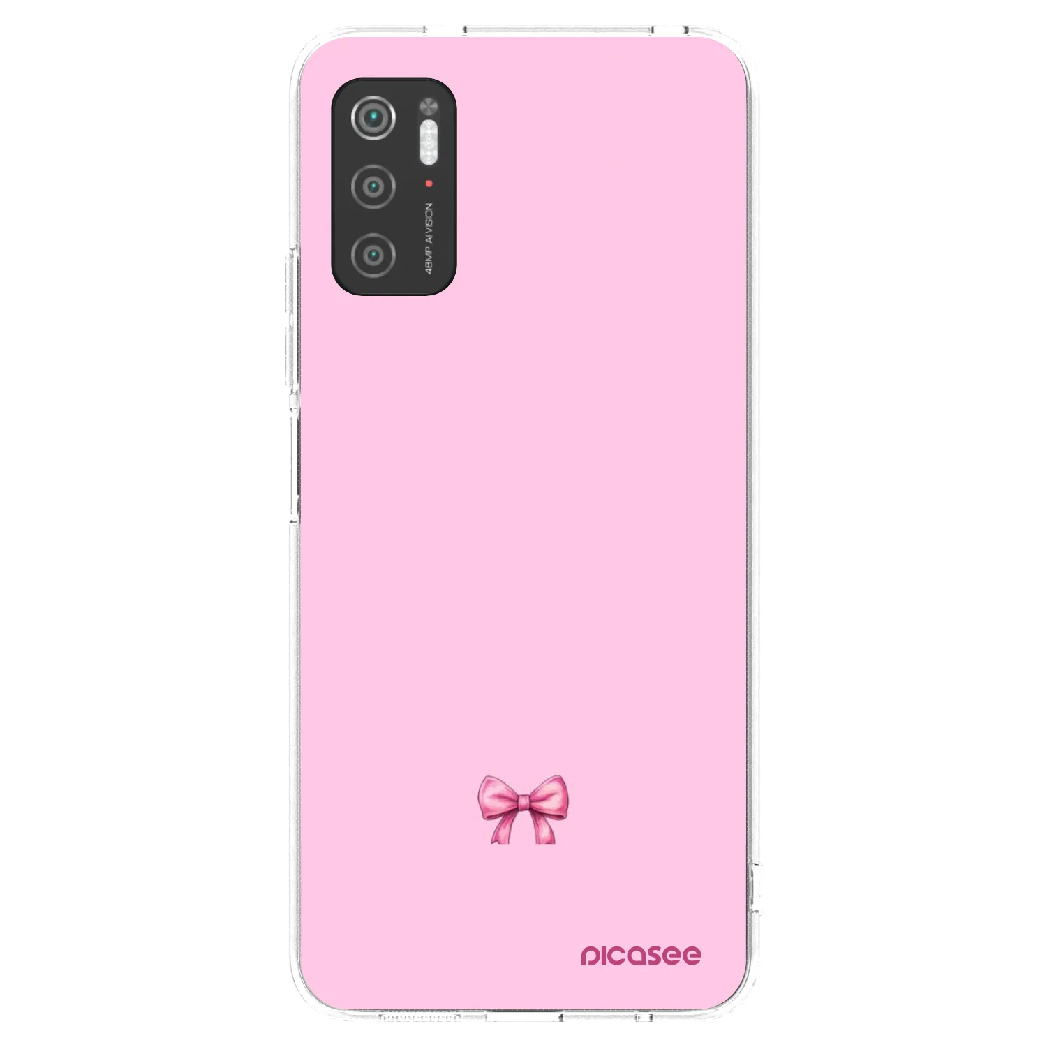 Picasee διαφανής θήκη σιλικόνης Xiaomi Poco M3 Pro 5G - Blush bow