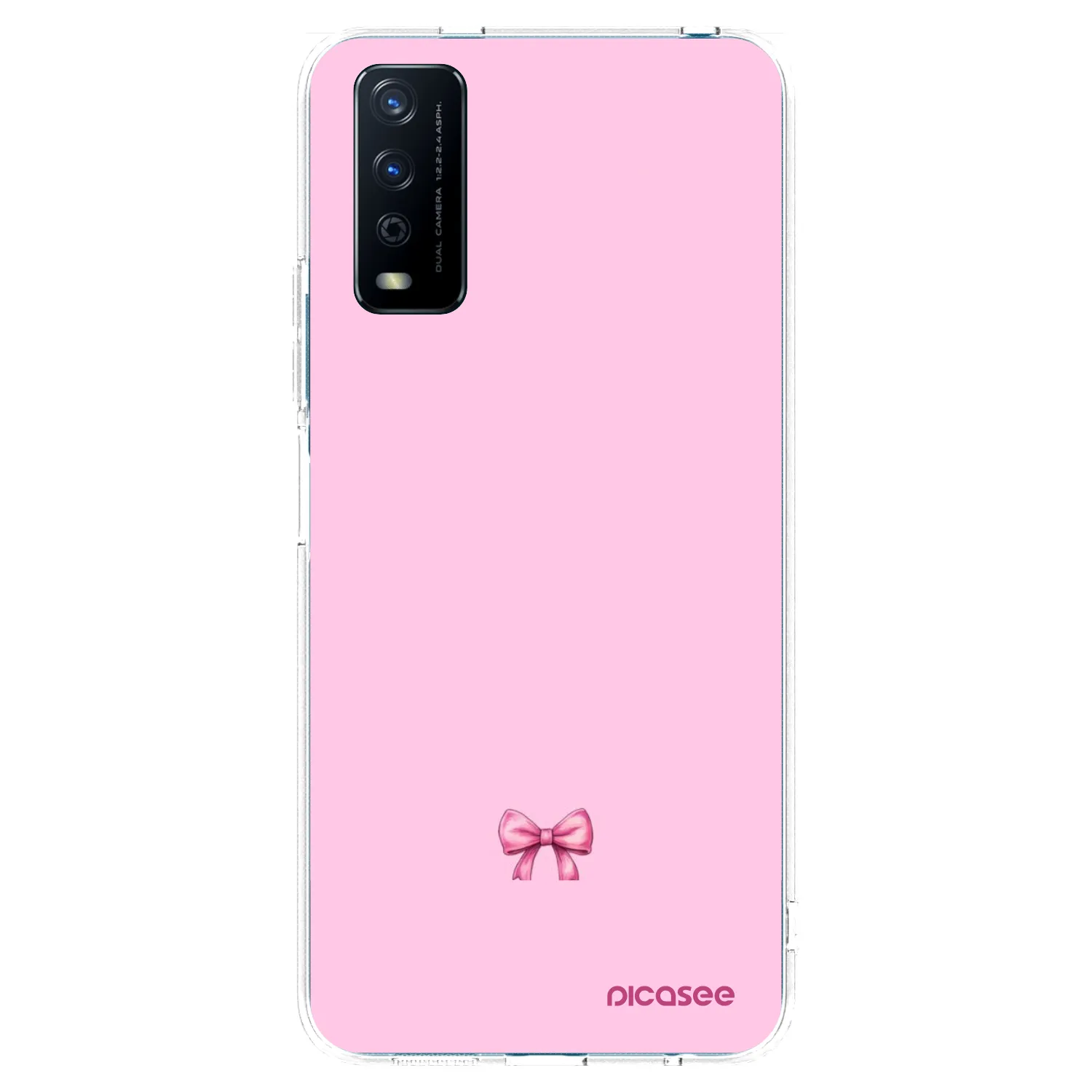 Picasee διαφανής θήκη σιλικόνης Vivo Y11s - Blush bow