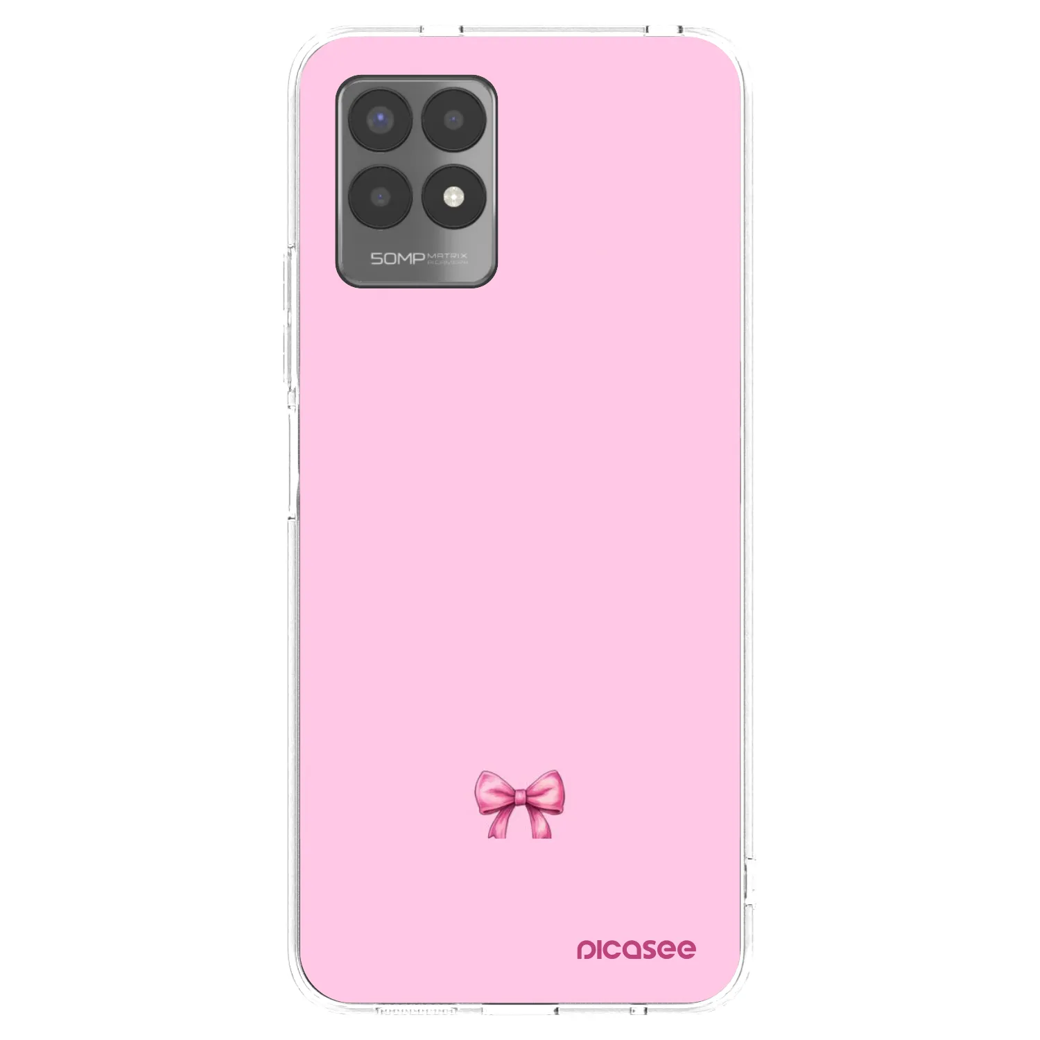 Picasee διαφανής θήκη σιλικόνης Realme 8i - Blush bow