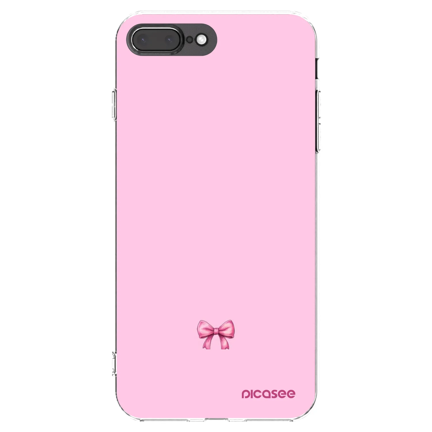 Picasee διαφανής θήκη σιλικόνης Apple iPhone 7 Plus - Blush bow