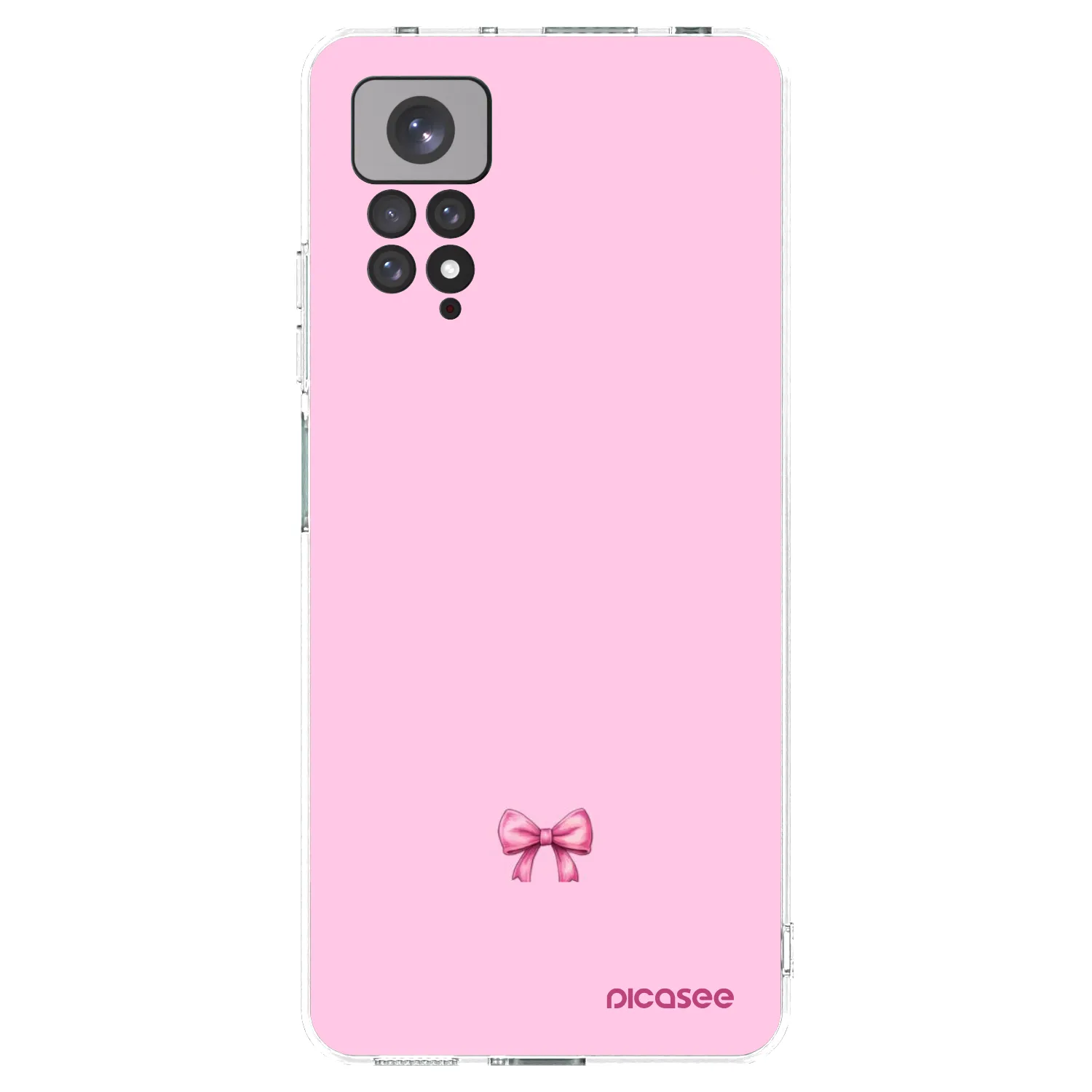 Picasee διαφανής θήκη σιλικόνης Xiaomi Redmi Note 11S 4G - Blush bow