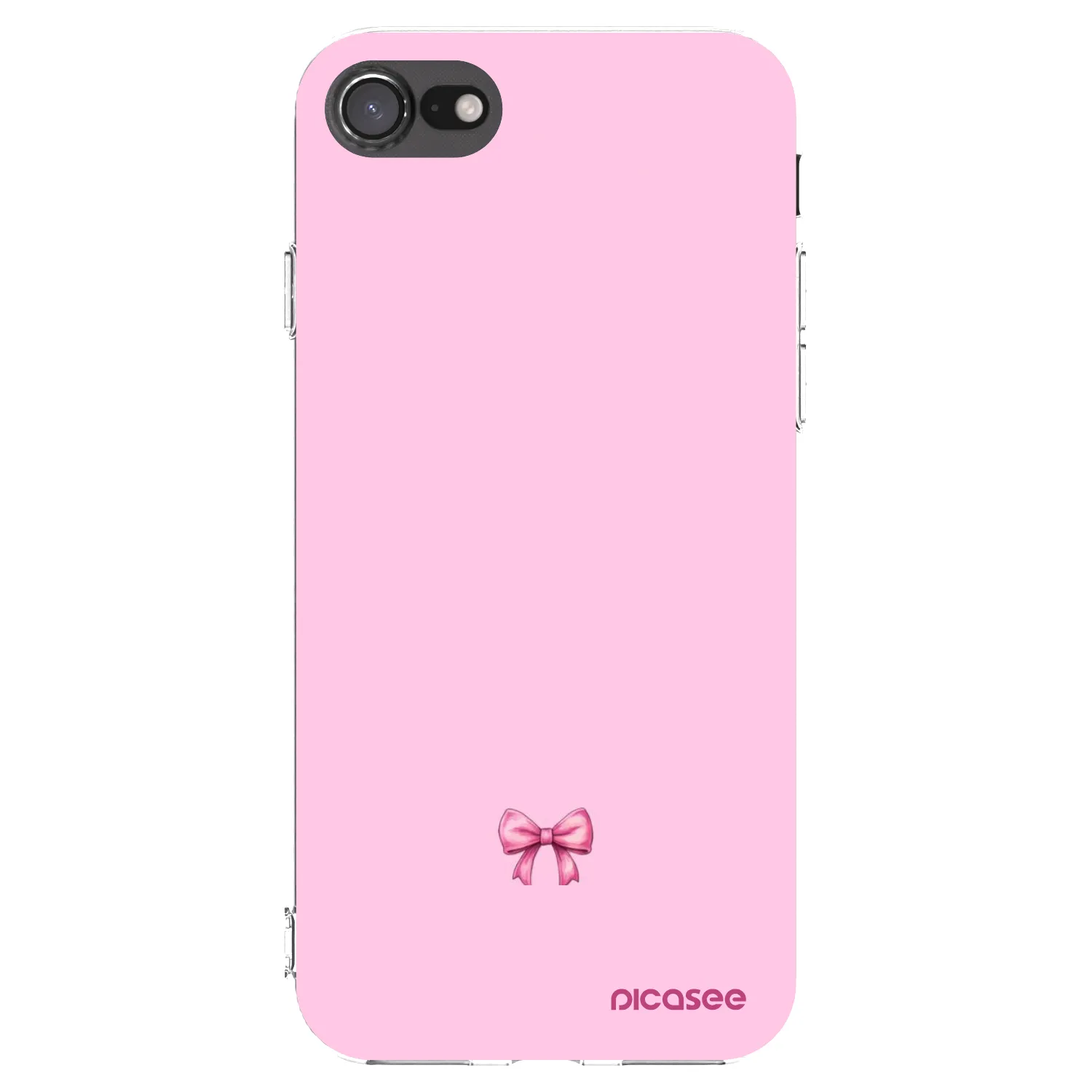 Picasee διαφανής θήκη σιλικόνης Apple iPhone SE 2022 - Blush bow