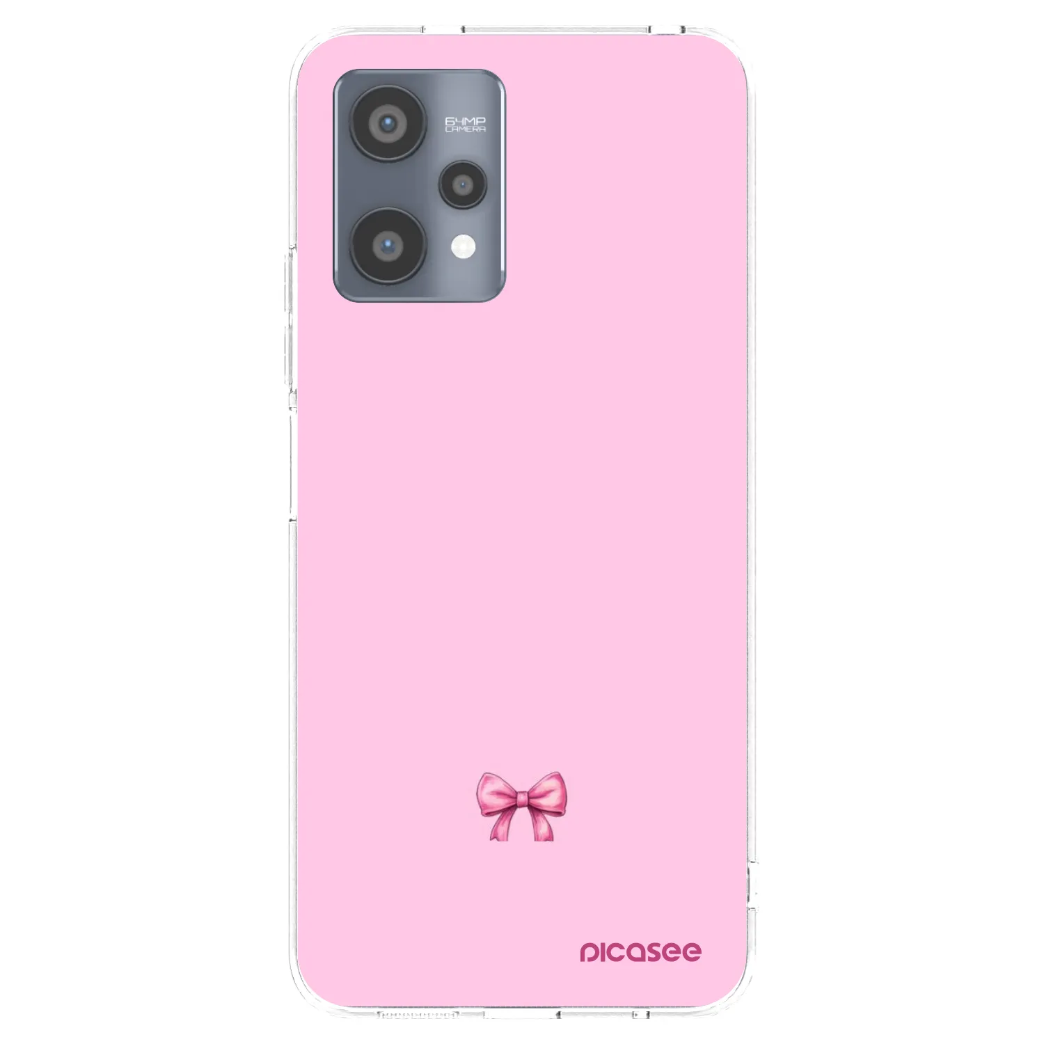Picasee διαφανής θήκη σιλικόνης Realme 9 Pro 5G - Blush bow