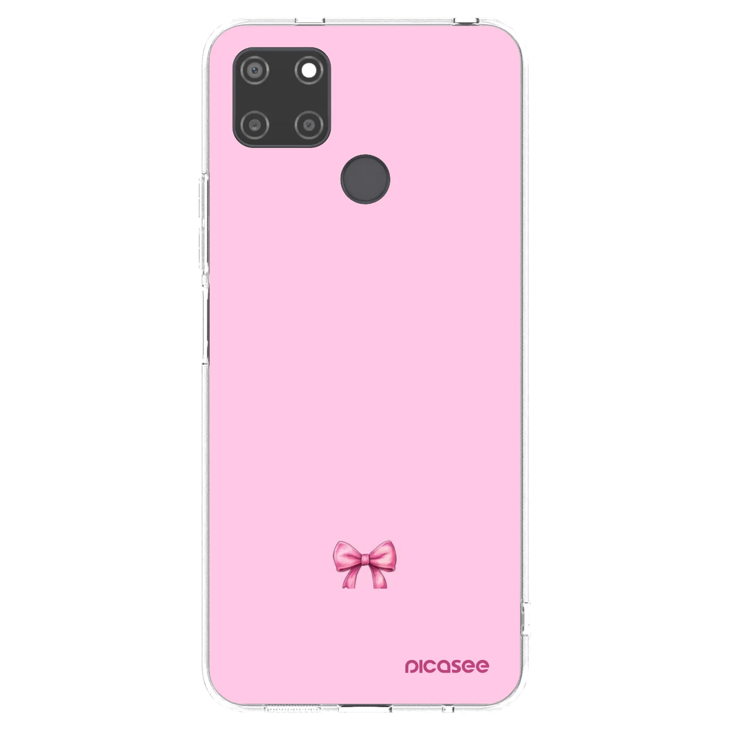 Picasee διαφανής θήκη σιλικόνης Realme C21Y - Blush bow