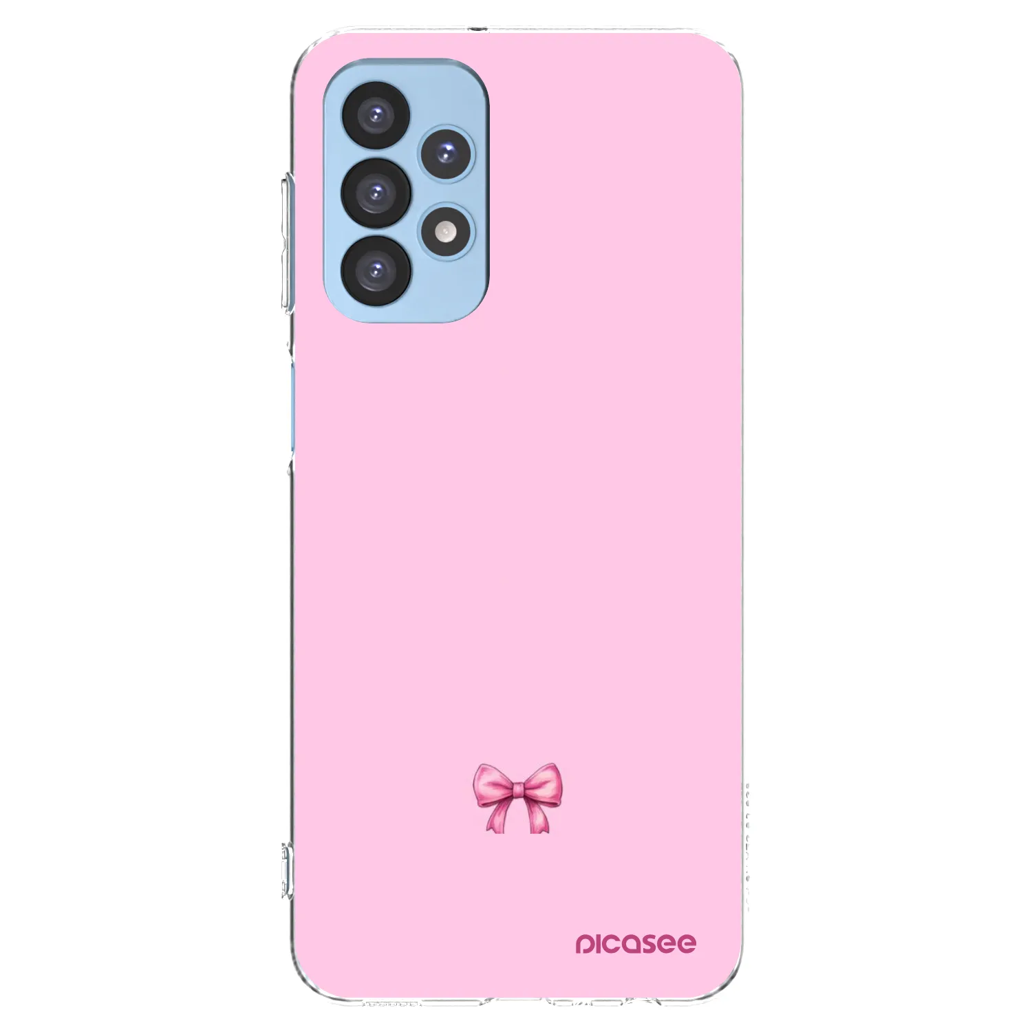 Picasee διαφανής θήκη σιλικόνης Samsung Galaxy A23 A235F 4G - Blush bow