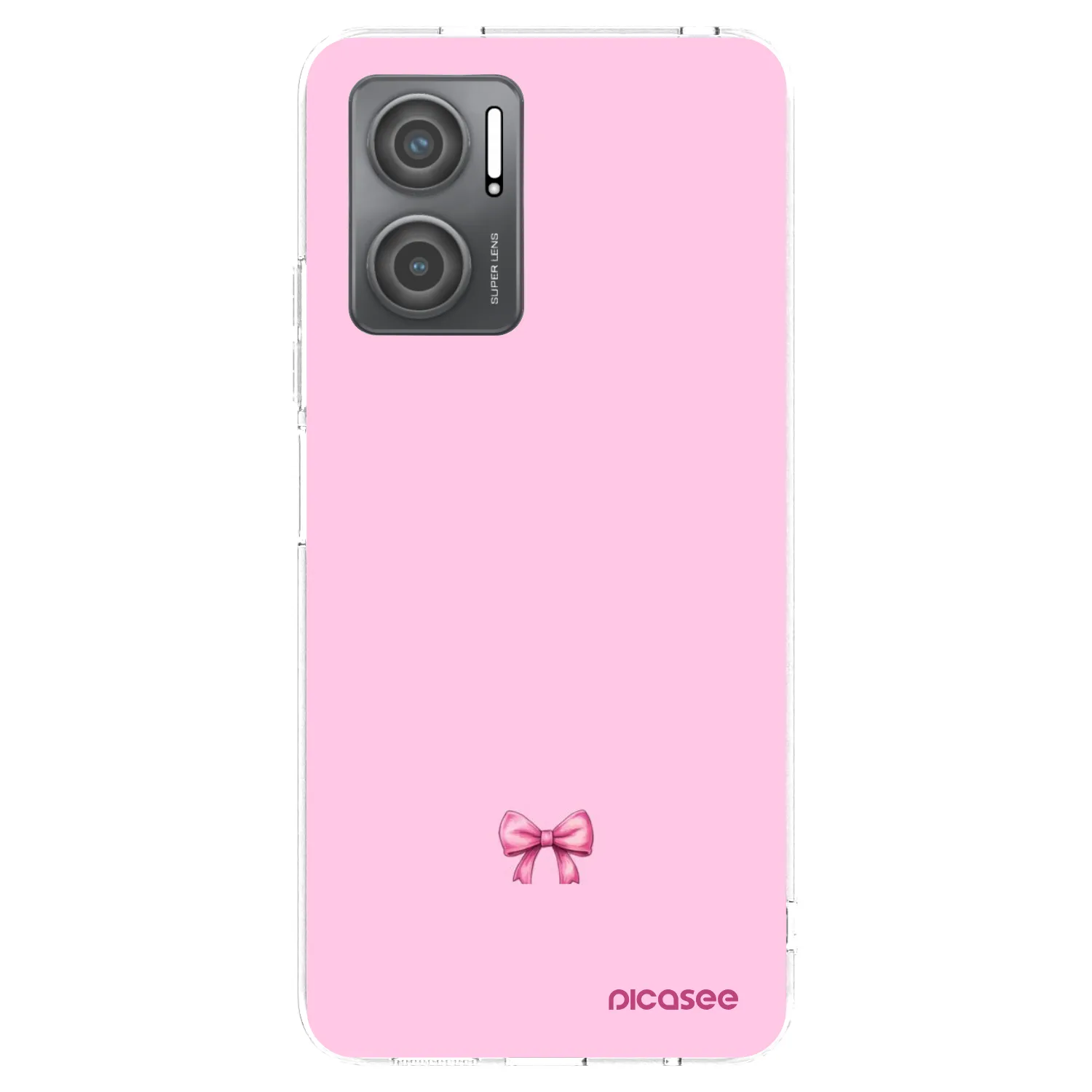 Picasee διαφανής θήκη σιλικόνης Xiaomi Redmi 10 5G - Blush bow