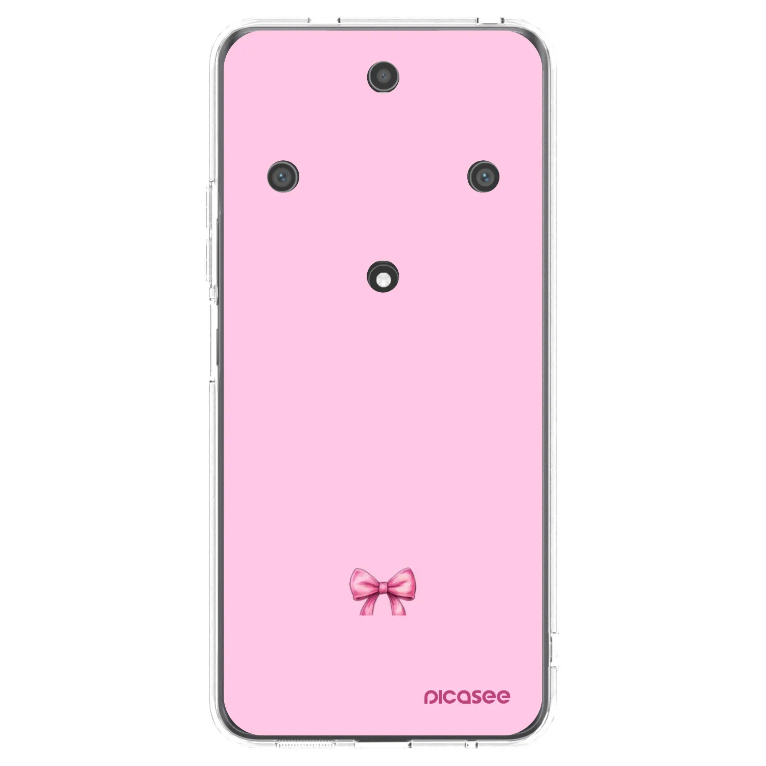 Picasee διαφανής θήκη σιλικόνης Honor Magic5 Lite 5G - Blush bow