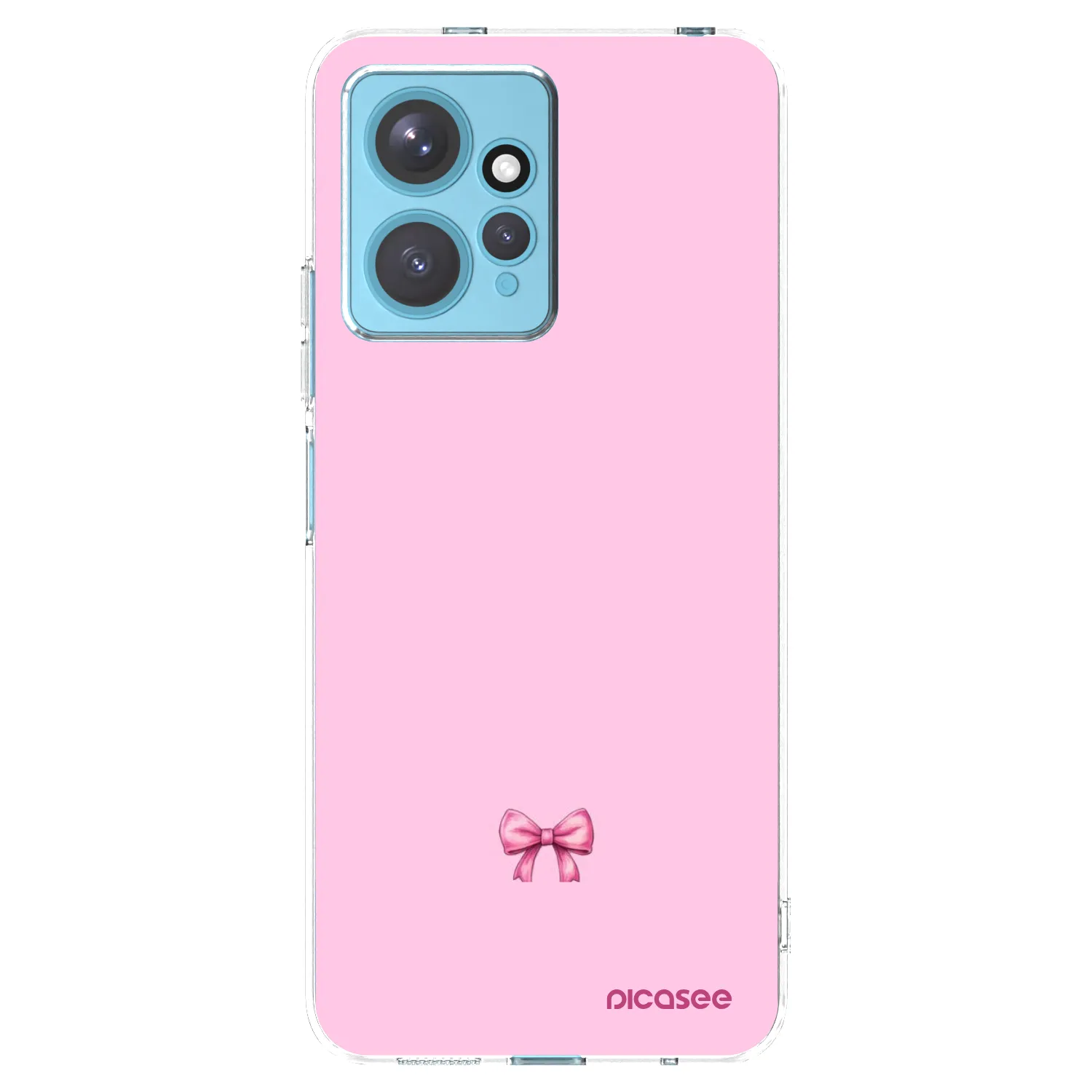 Picasee διαφανής θήκη σιλικόνης Xiaomi Redmi Note 12 4G - Blush bow