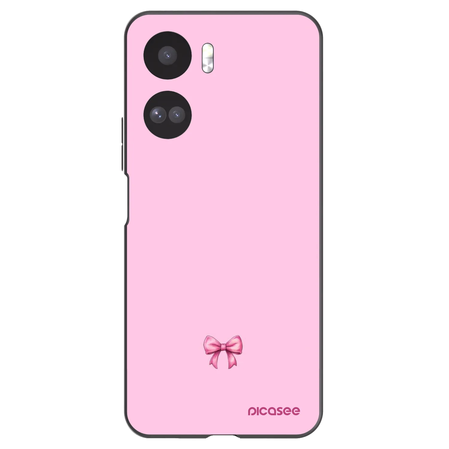 Picasee Μαύρη θήκη σιλικόνης για Honor 90 Lite 5G - Blush bow