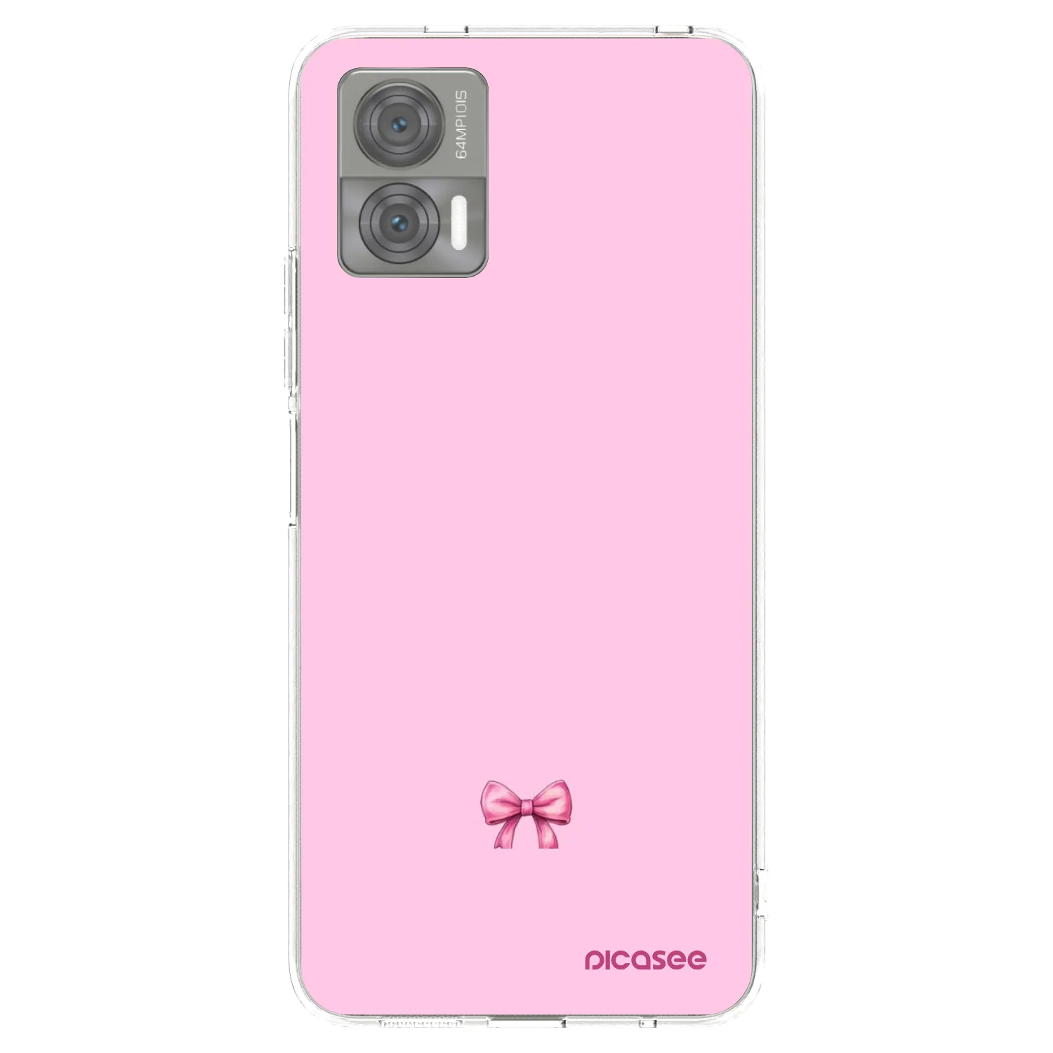Picasee διαφανής θήκη σιλικόνης Motorola Edge 30 Neo - Blush bow