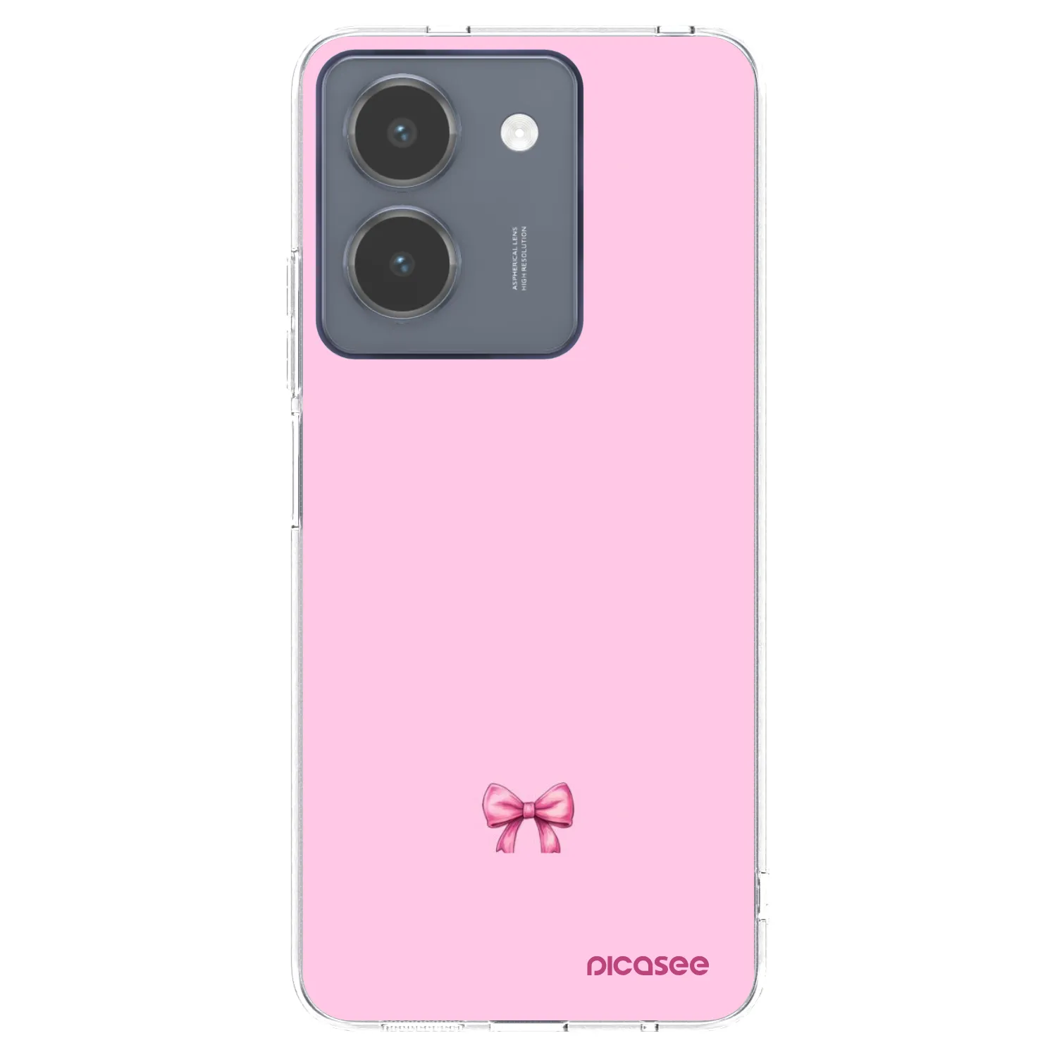 Picasee διαφανής θήκη σιλικόνης Vivo Y36 4G - Blush bow