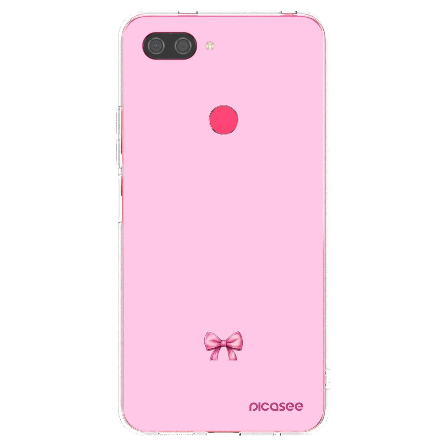 Picasee διαφανής θήκη σιλικόνης Xiaomi Mi 8 Lite - Blush bow