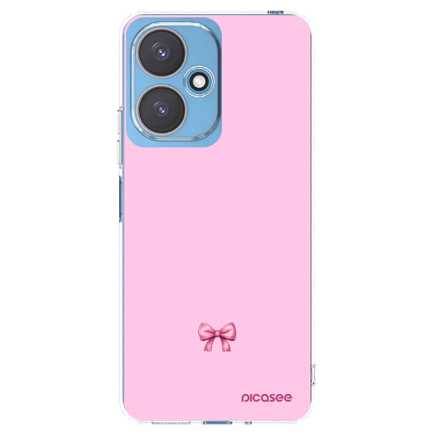 Picasee διαφανής θήκη σιλικόνης Xiaomi Redmi 13C 5G - Blush bow