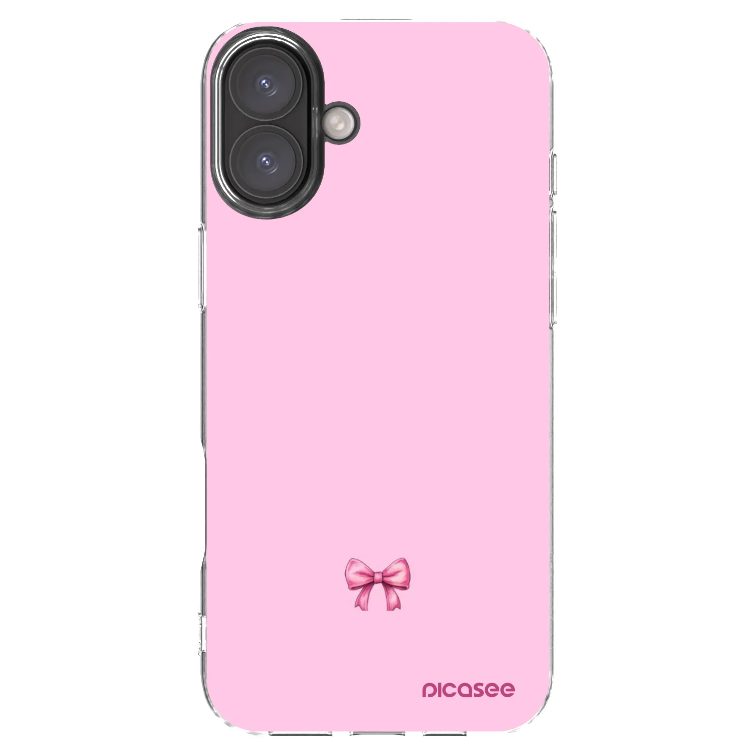 Picasee διαφανής θήκη σιλικόνης Apple iPhone 16 Plus - Blush bow