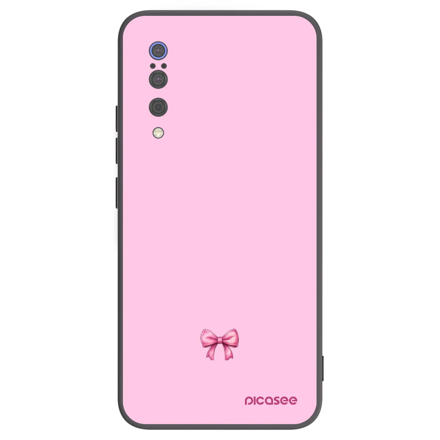 Picasee Μαύρη θήκη σιλικόνης για Xiaomi Mi 9 - Blush bow