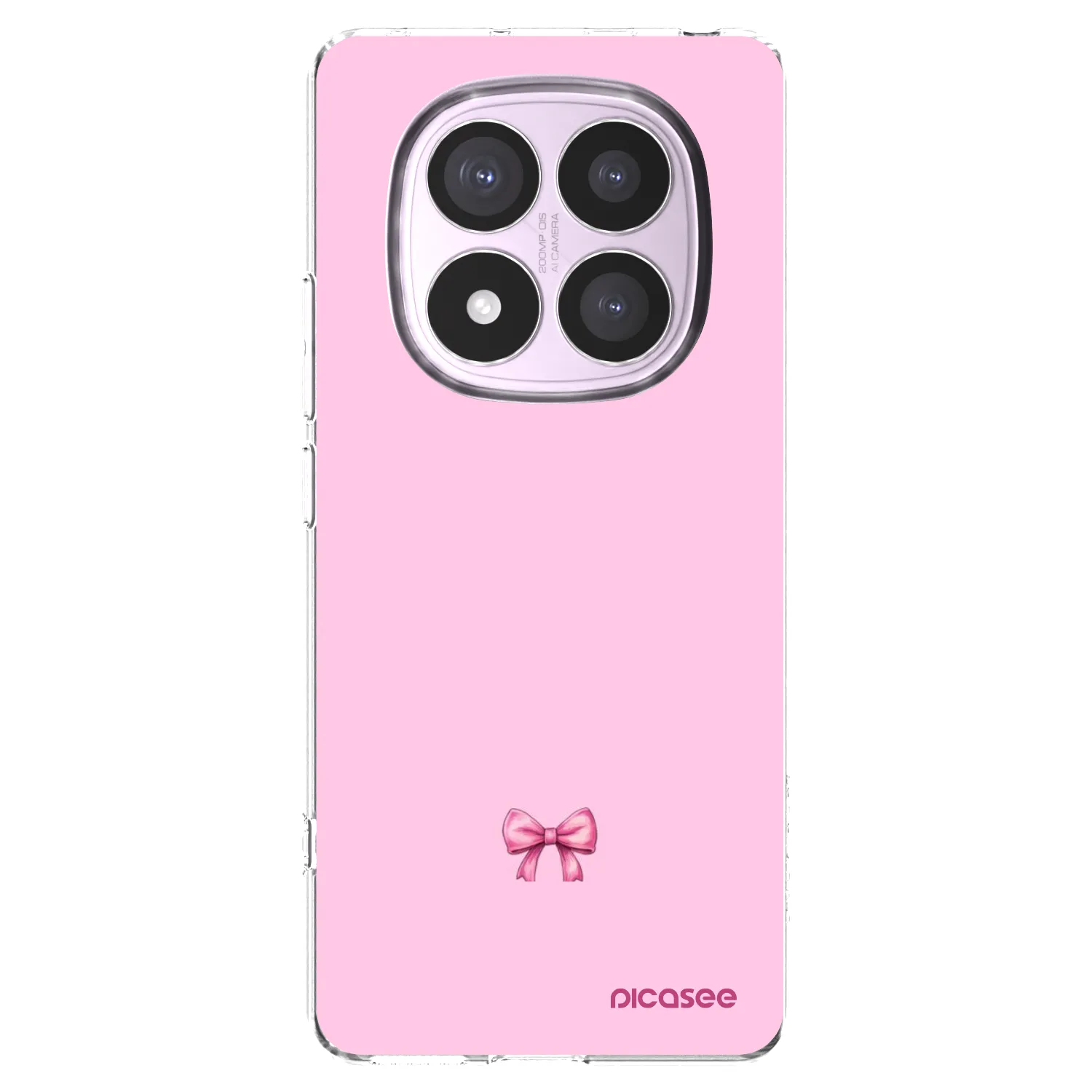 Picasee διαφανής θήκη σιλικόνης Xiaomi Redmi Note 14 Pro 5G - Blush bow