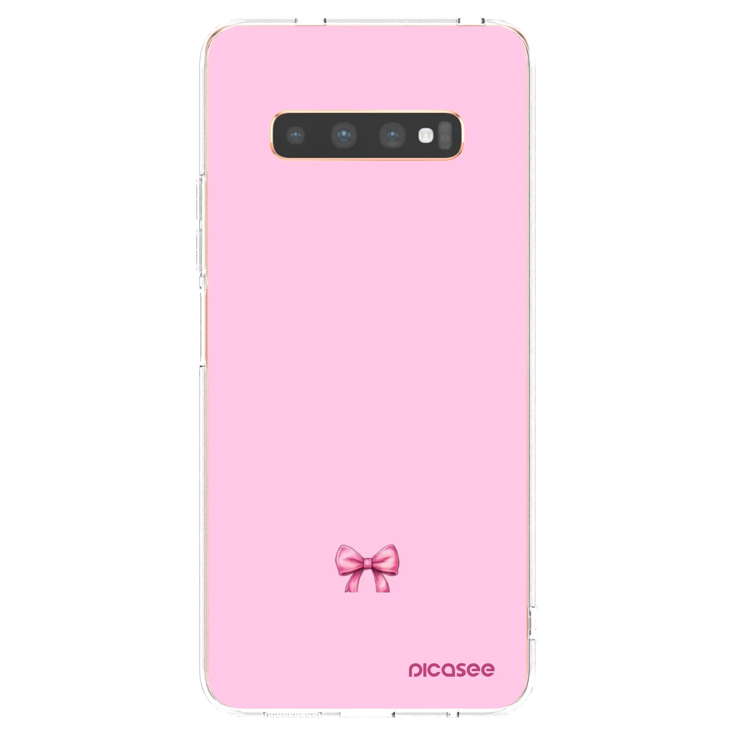 Picasee διαφανής θήκη σιλικόνης Samsung Galaxy S10 Plus G975 - Blush bow