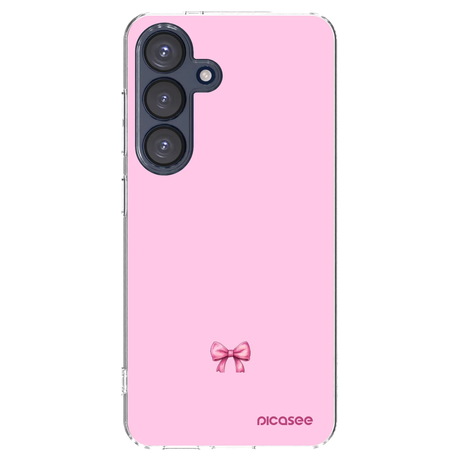 Picasee διαφανής θήκη σιλικόνης Samsung Galaxy S25 5G - Blush bow