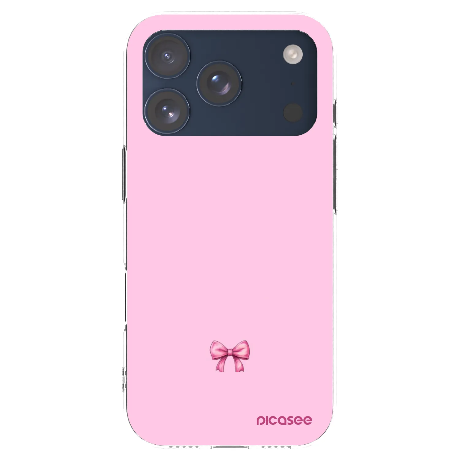 Picasee διαφανής θήκη σιλικόνης Apple iPhone 17 Pro - Blush bow