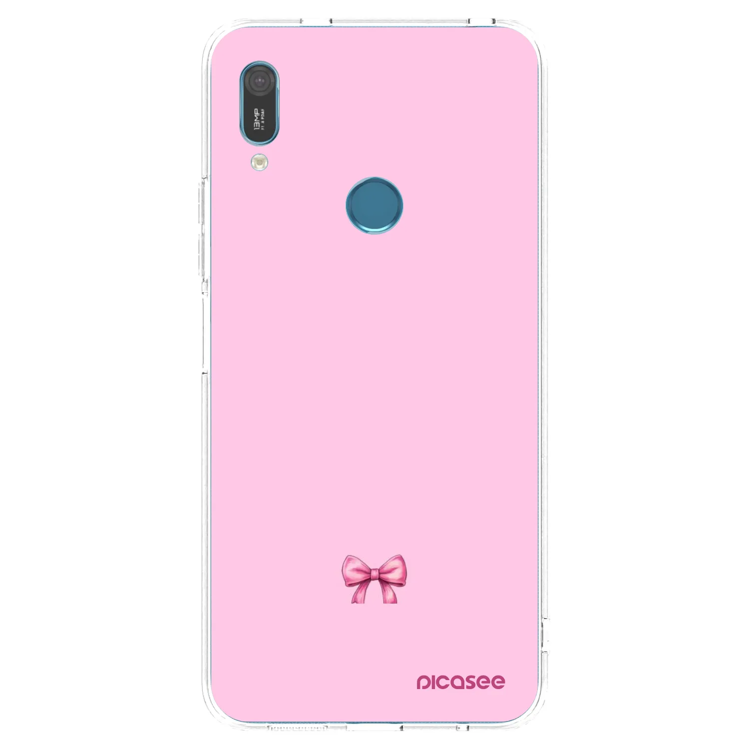 Picasee διαφανής θήκη σιλικόνης Huawei Y6 2019 - Blush bow