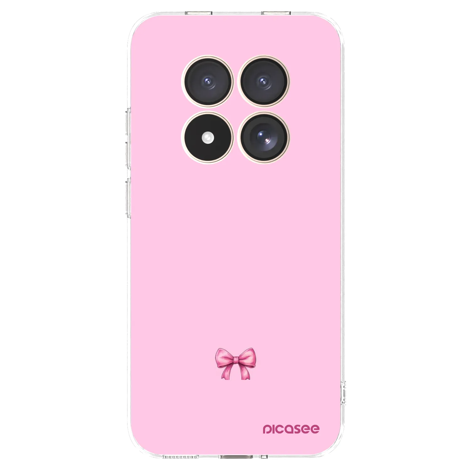 Picasee διαφανής θήκη σιλικόνης Xiaomi Redmi Note 15 Pro 4G - Blush bow