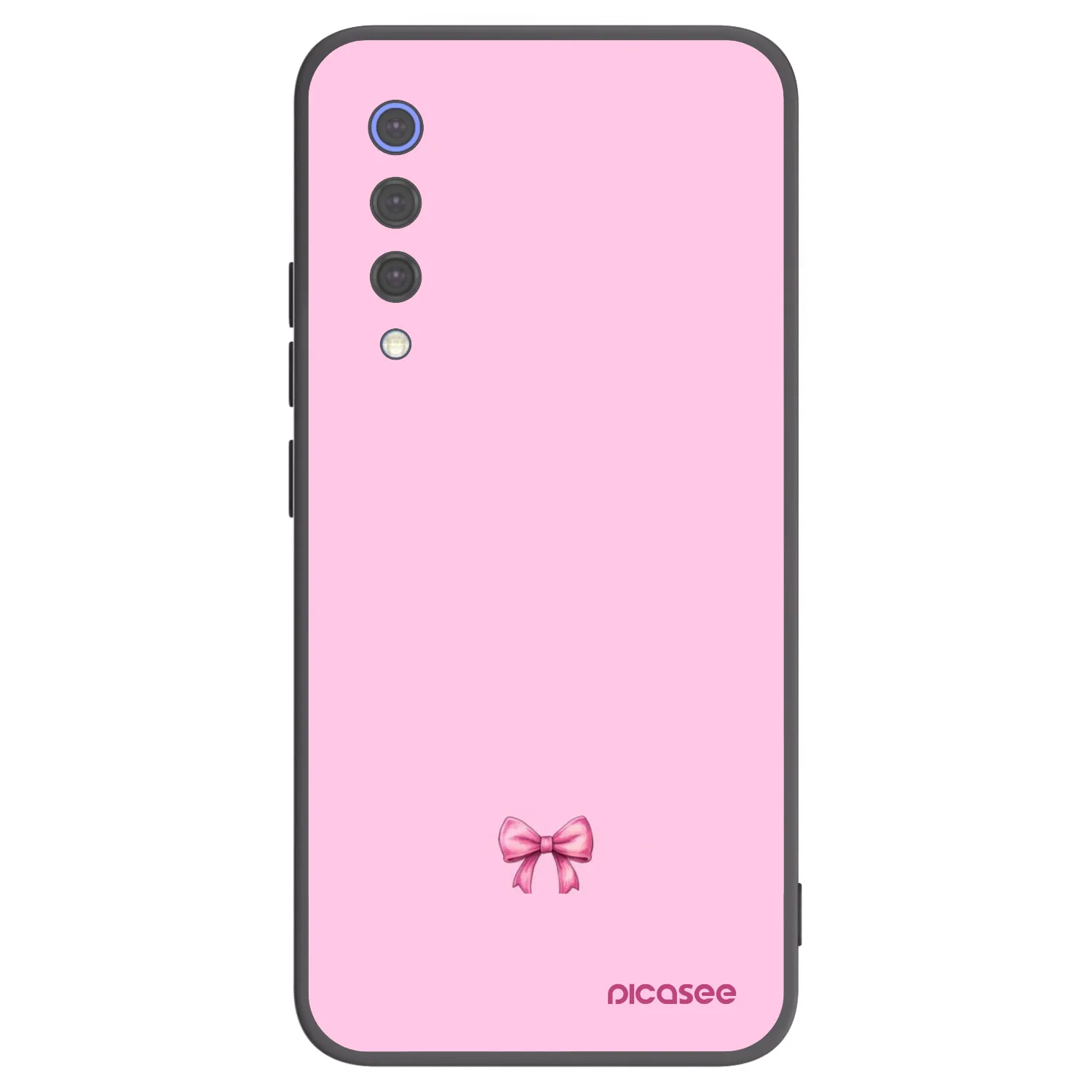 Picasee Μαύρη θήκη σιλικόνης για Xiaomi Mi 9 SE - Blush bow