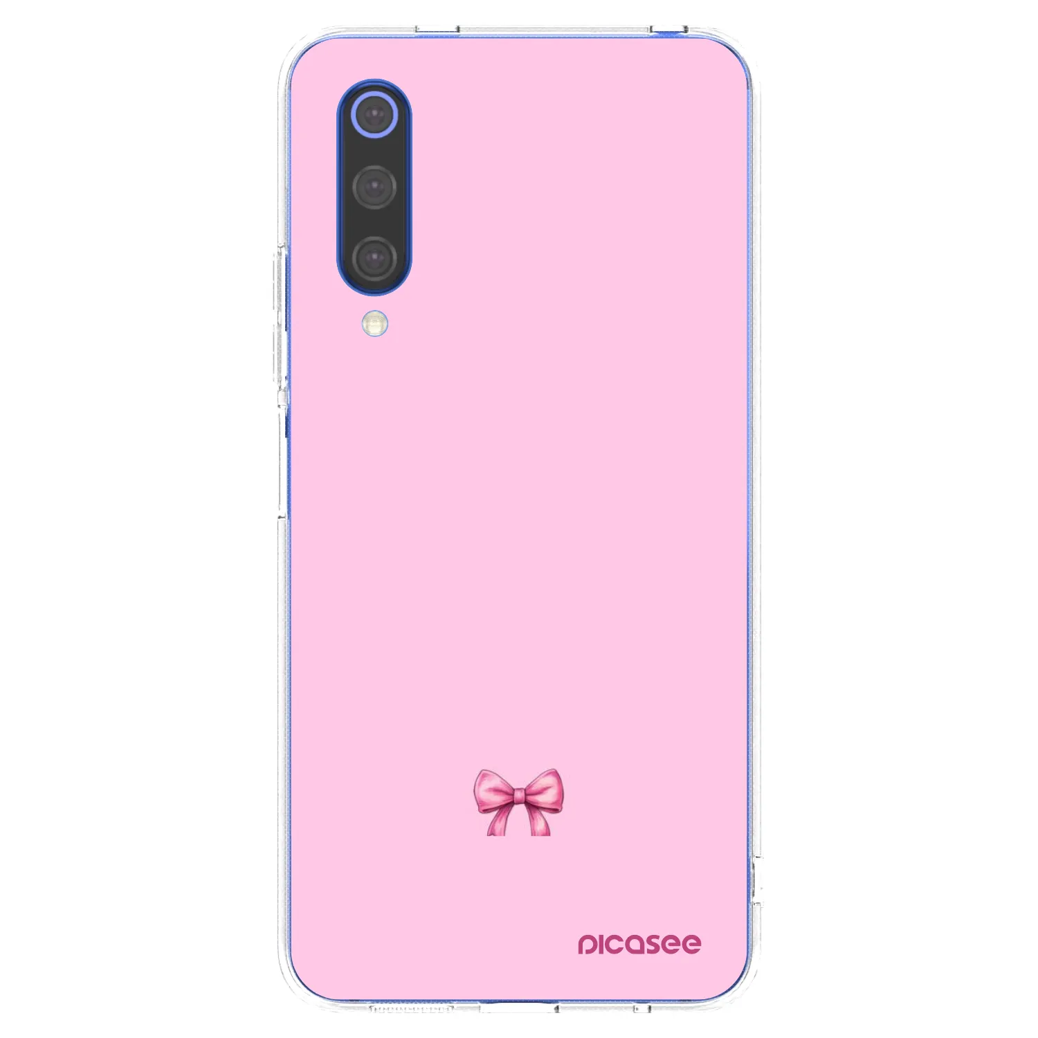 Picasee διαφανής θήκη σιλικόνης Xiaomi Mi 9 SE - Blush bow