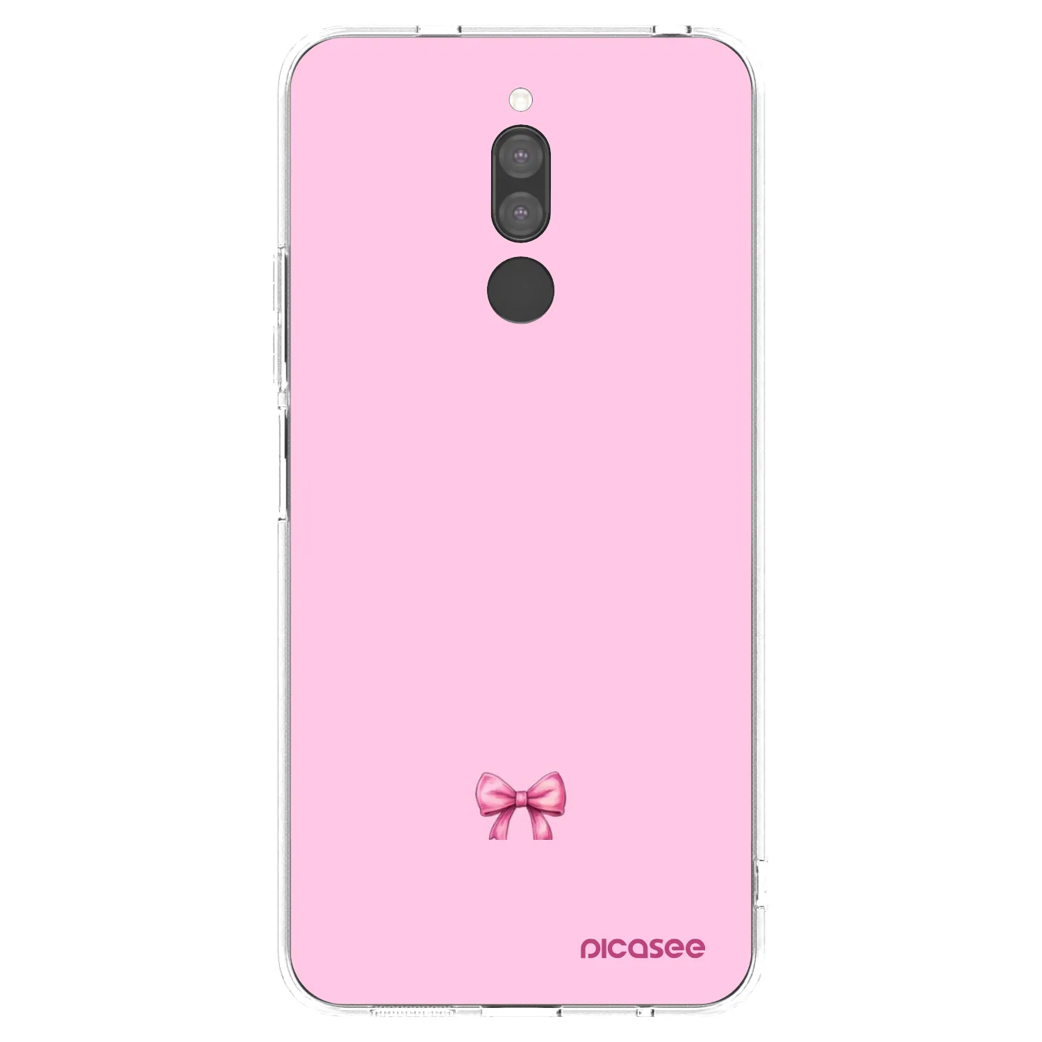 Picasee διαφανής θήκη σιλικόνης Xiaomi Redmi 8 - Blush bow