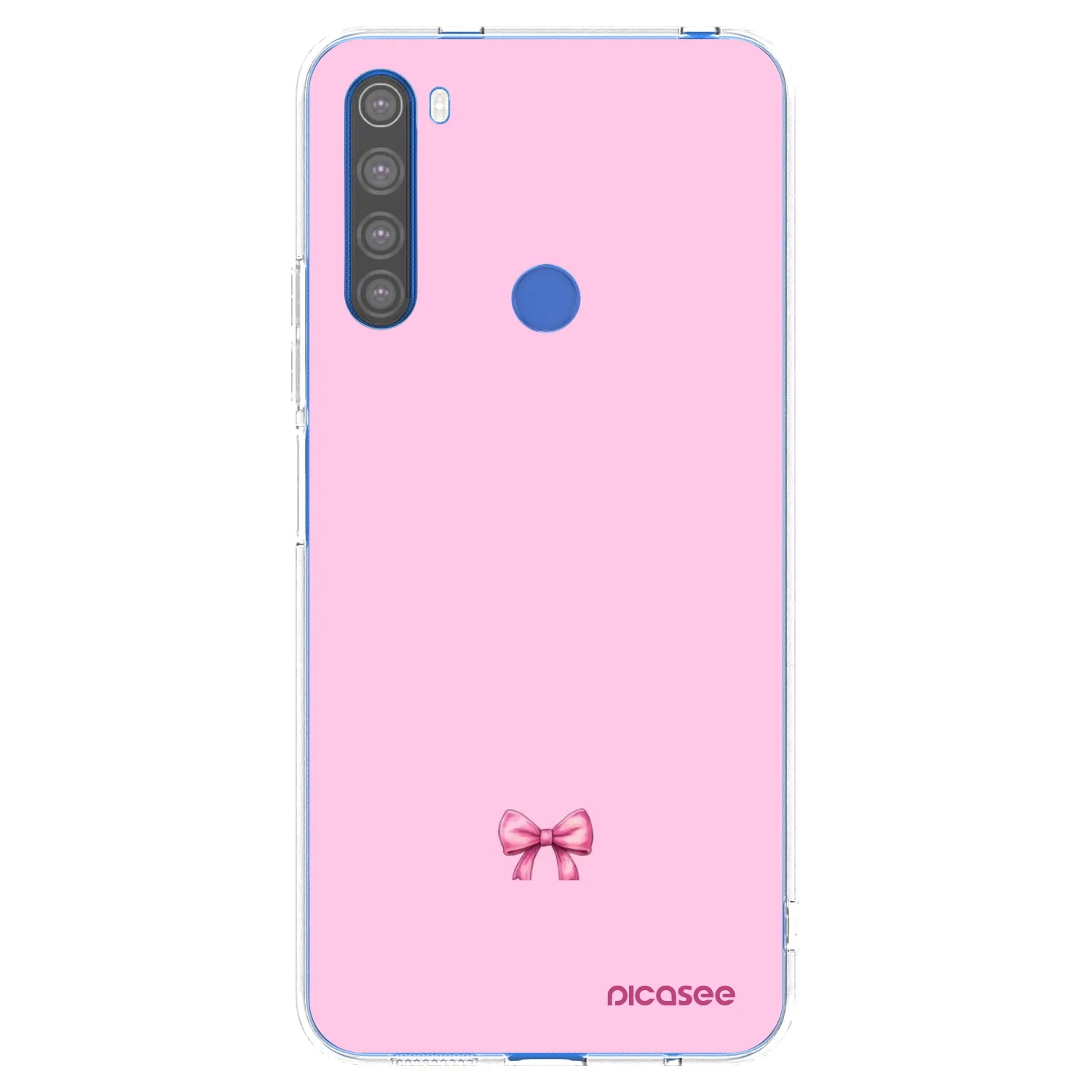 Picasee διαφανής θήκη σιλικόνης Xiaomi Redmi Note 8T - Blush bow