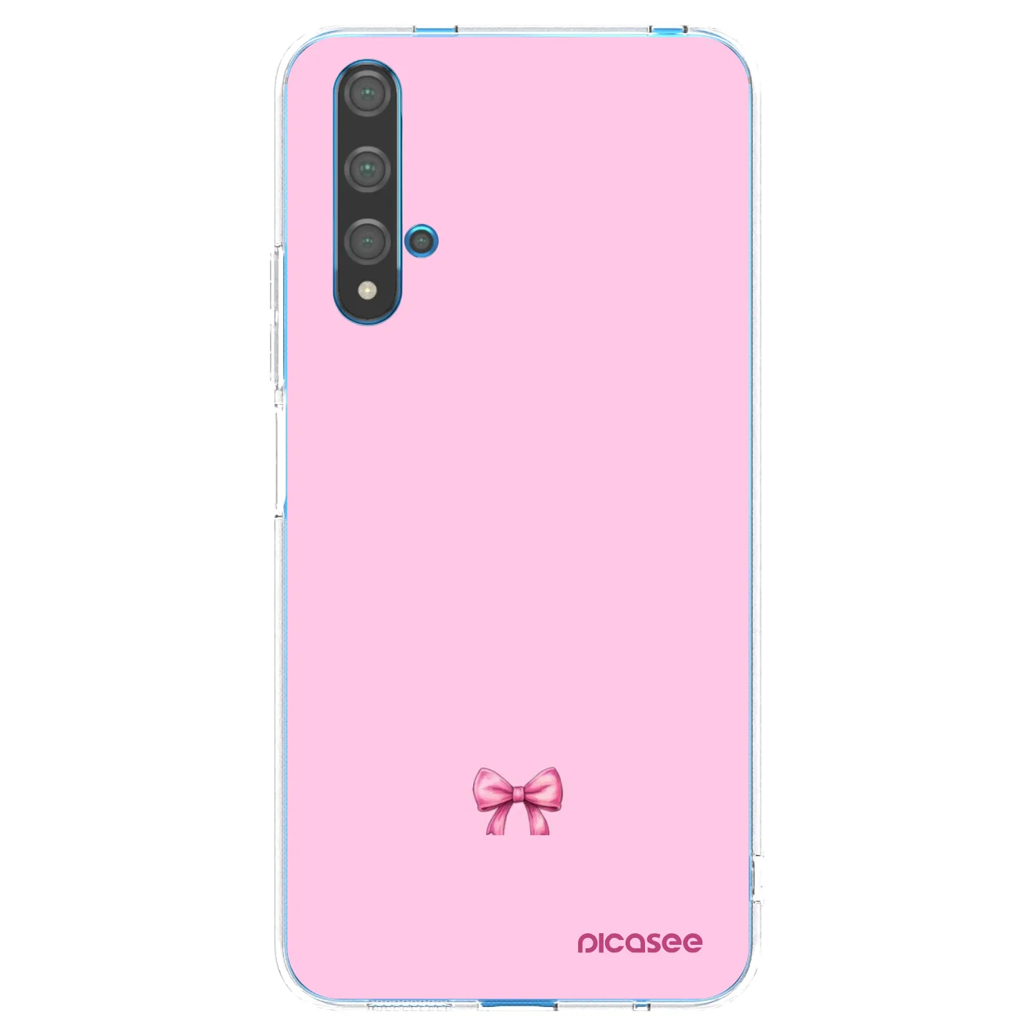 Picasee διαφανής θήκη σιλικόνης Huawei Nova 5T - Blush bow