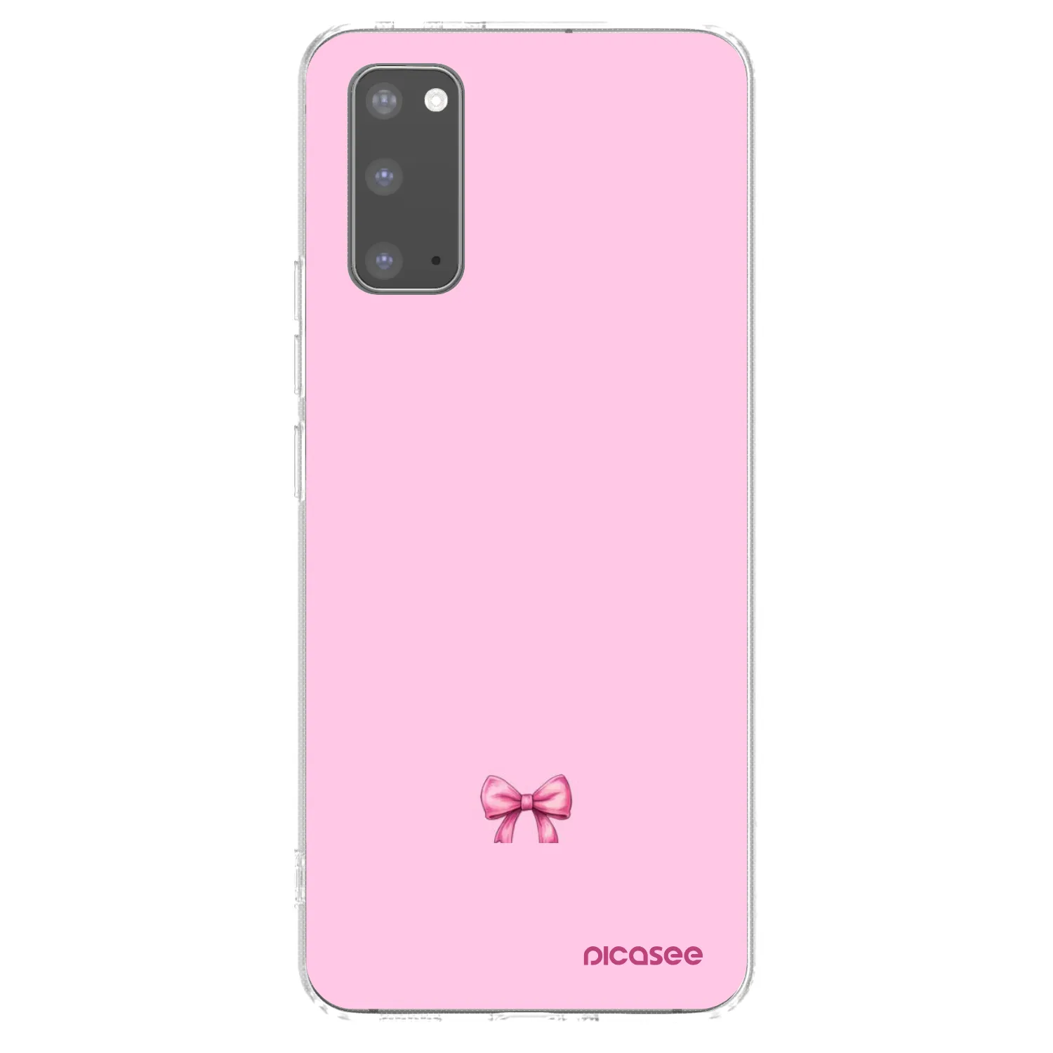 Picasee διαφανής θήκη σιλικόνης Samsung Galaxy S20 G980F - Blush bow