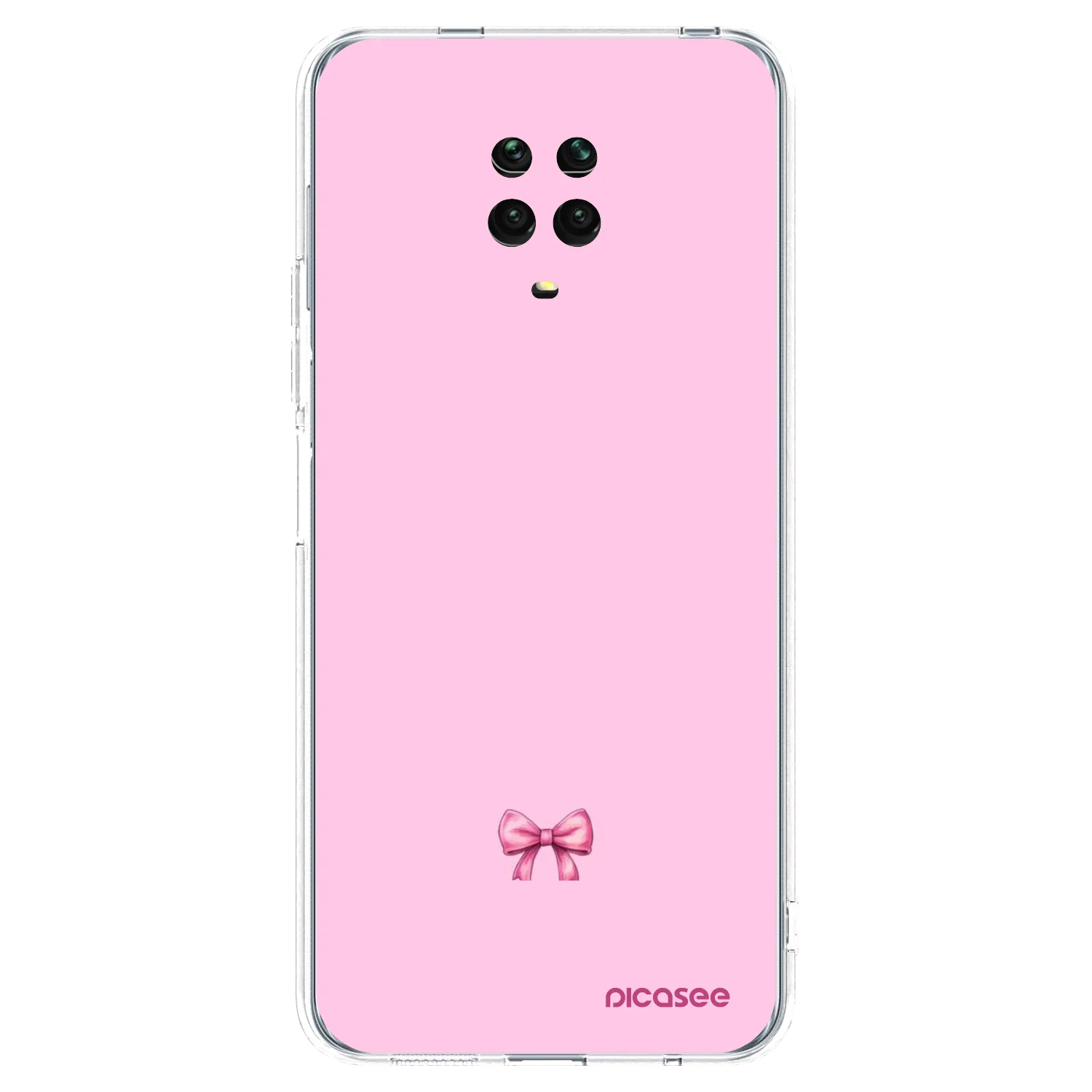 Picasee διαφανής θήκη σιλικόνης Xiaomi Redmi Note 9 Pro - Blush bow
