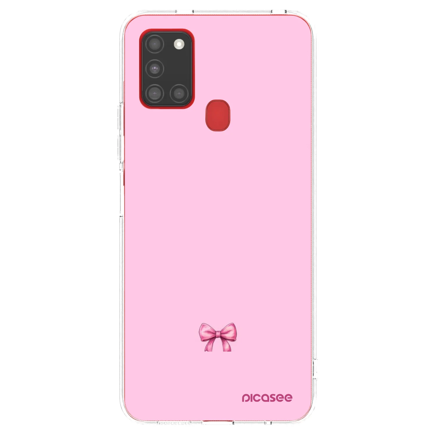 Picasee διαφανής θήκη σιλικόνης Samsung Galaxy A21s - Blush bow